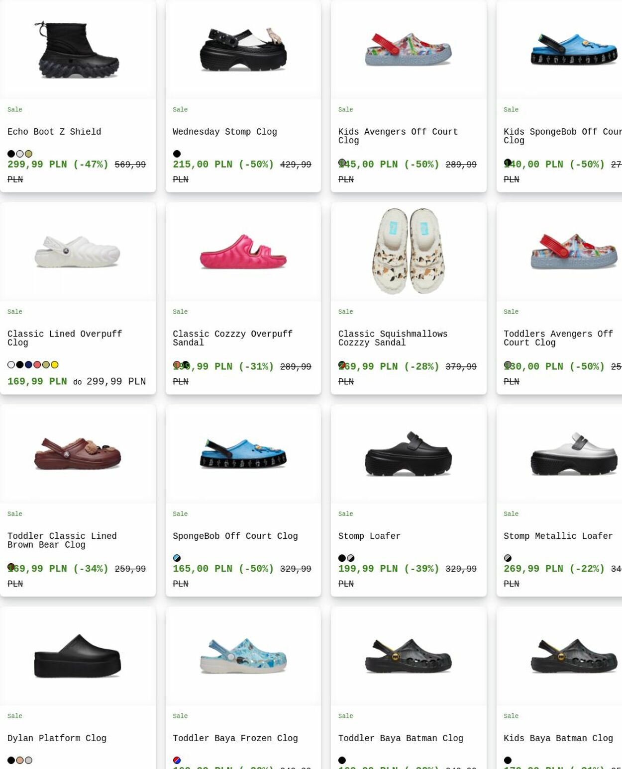 Gazetka Crocs 08.12.2025 - 17.12.2025
