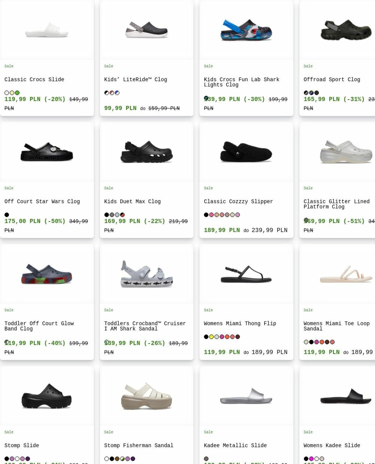 Gazetka Crocs 08.12.2025 - 17.12.2025