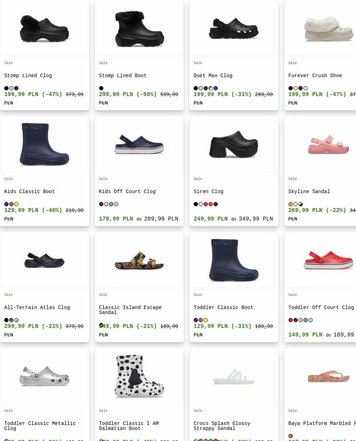 Gazetka Crocs 08.12.2025 - 17.12.2025