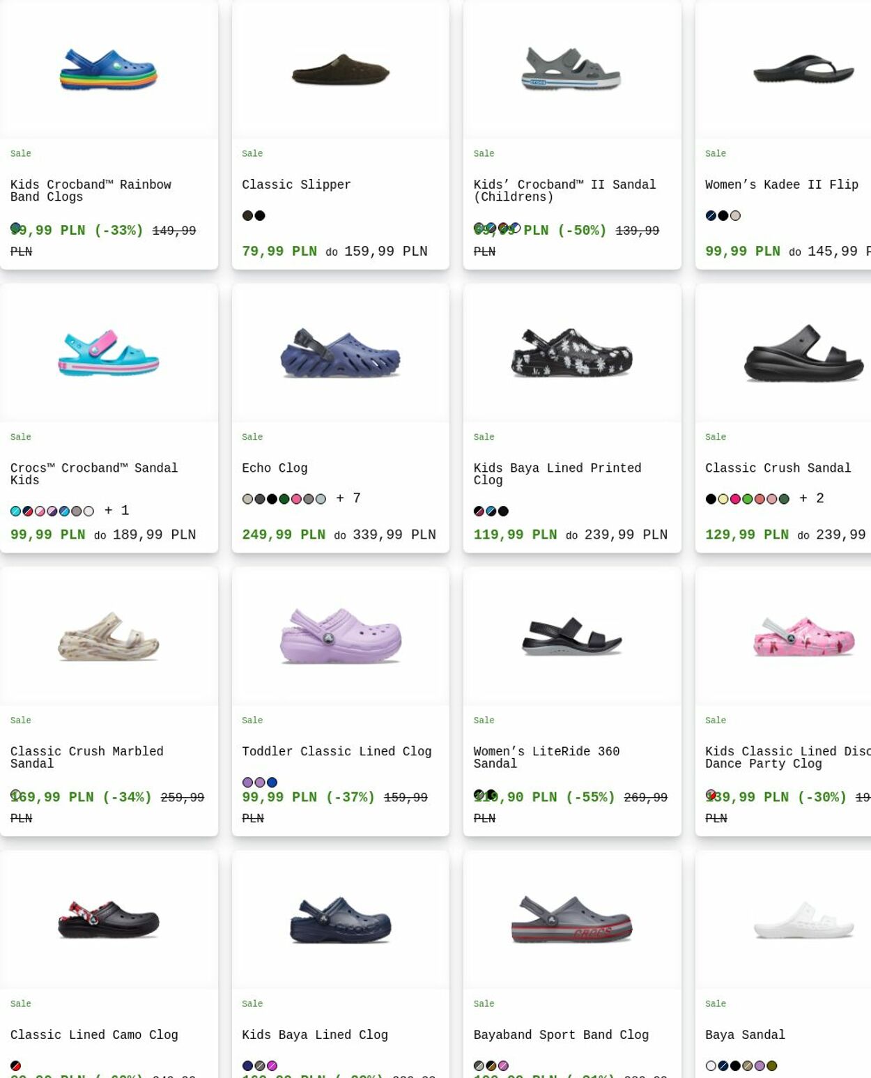 Gazetka Crocs 08.12.2025 - 17.12.2025