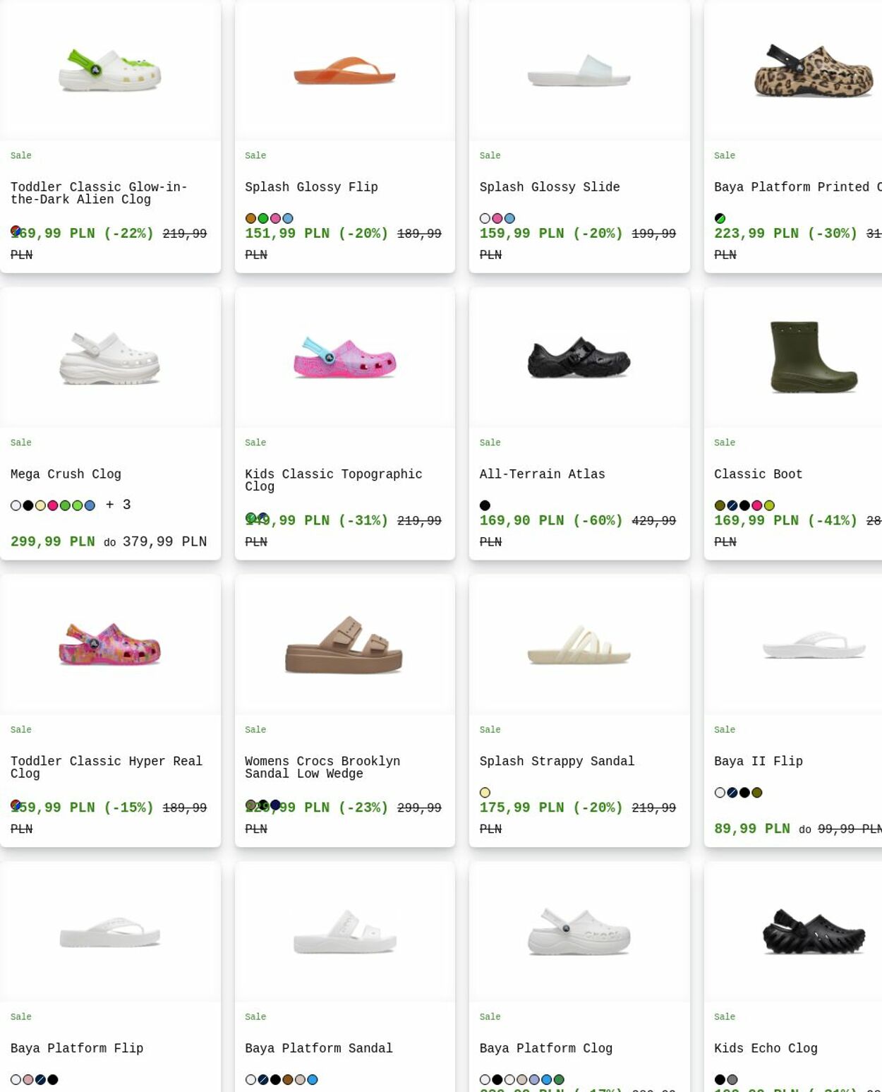 Gazetka Crocs 08.12.2025 - 17.12.2025