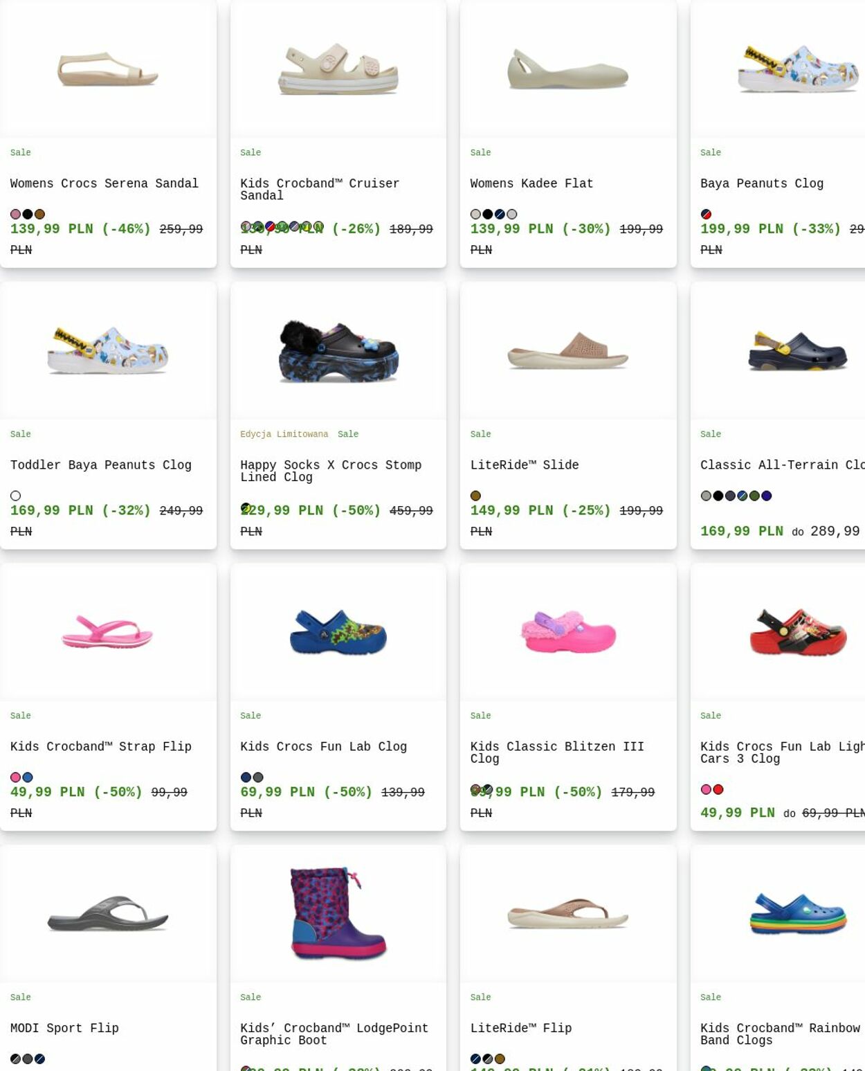 Gazetka Crocs 02.06.2025 - 11.06.2025