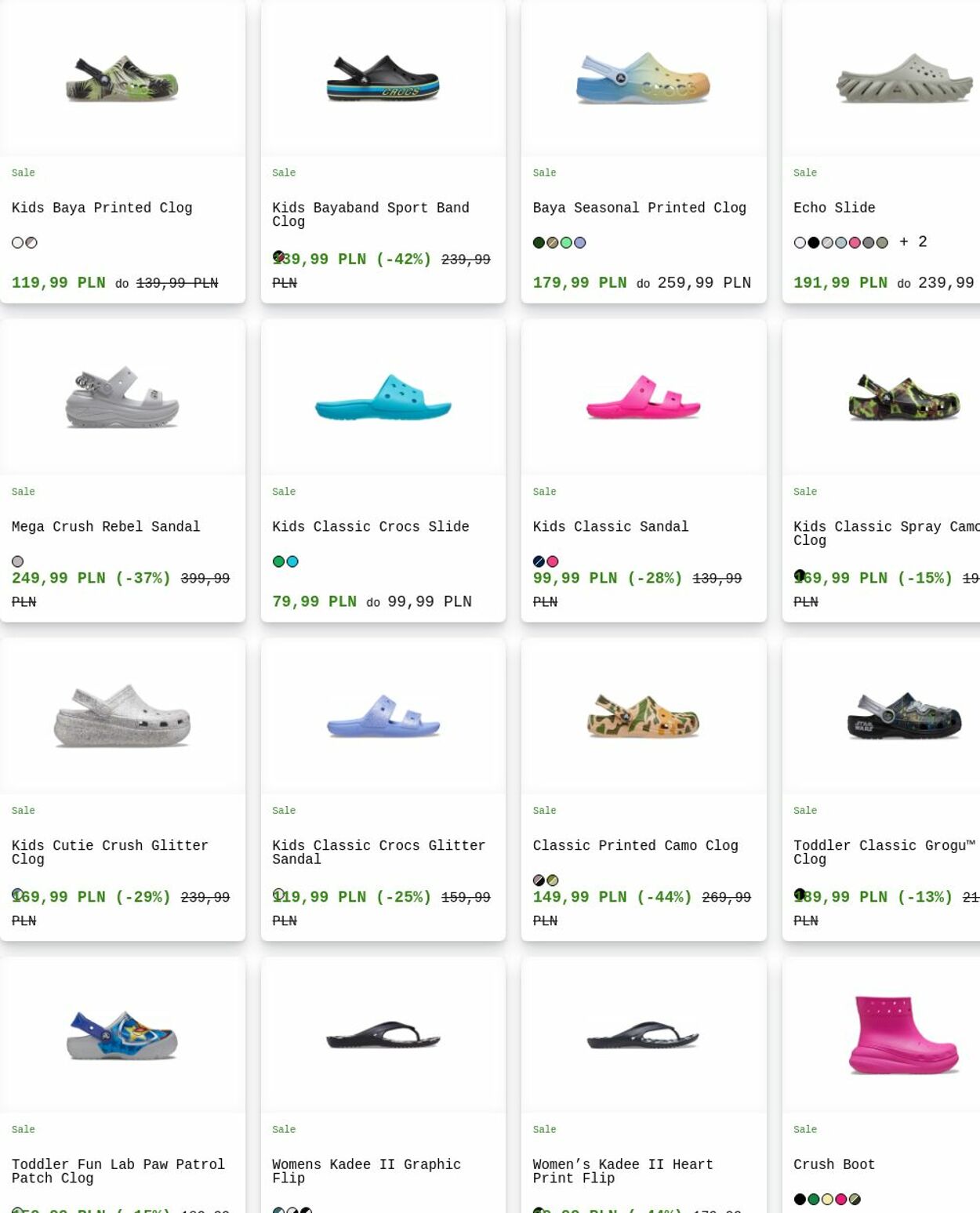 Gazetka Crocs 02.06.2025 - 11.06.2025