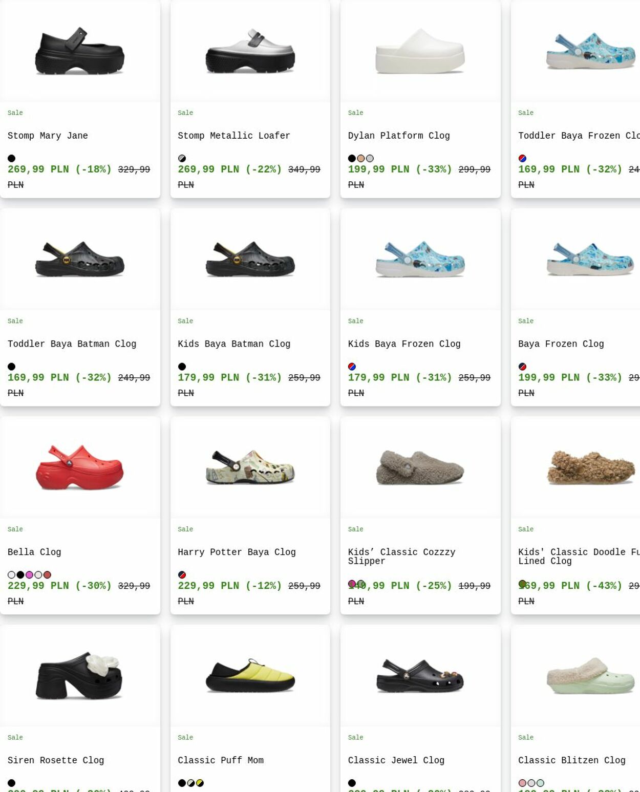 Gazetka Crocs 02.06.2025 - 11.06.2025