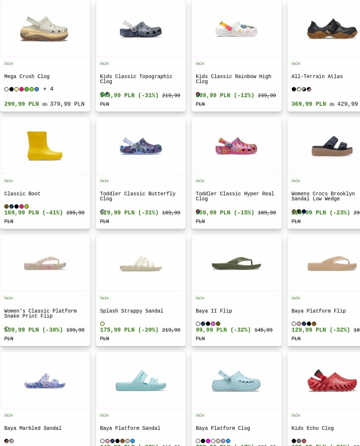 Gazetka Crocs 02.06.2025 - 11.06.2025