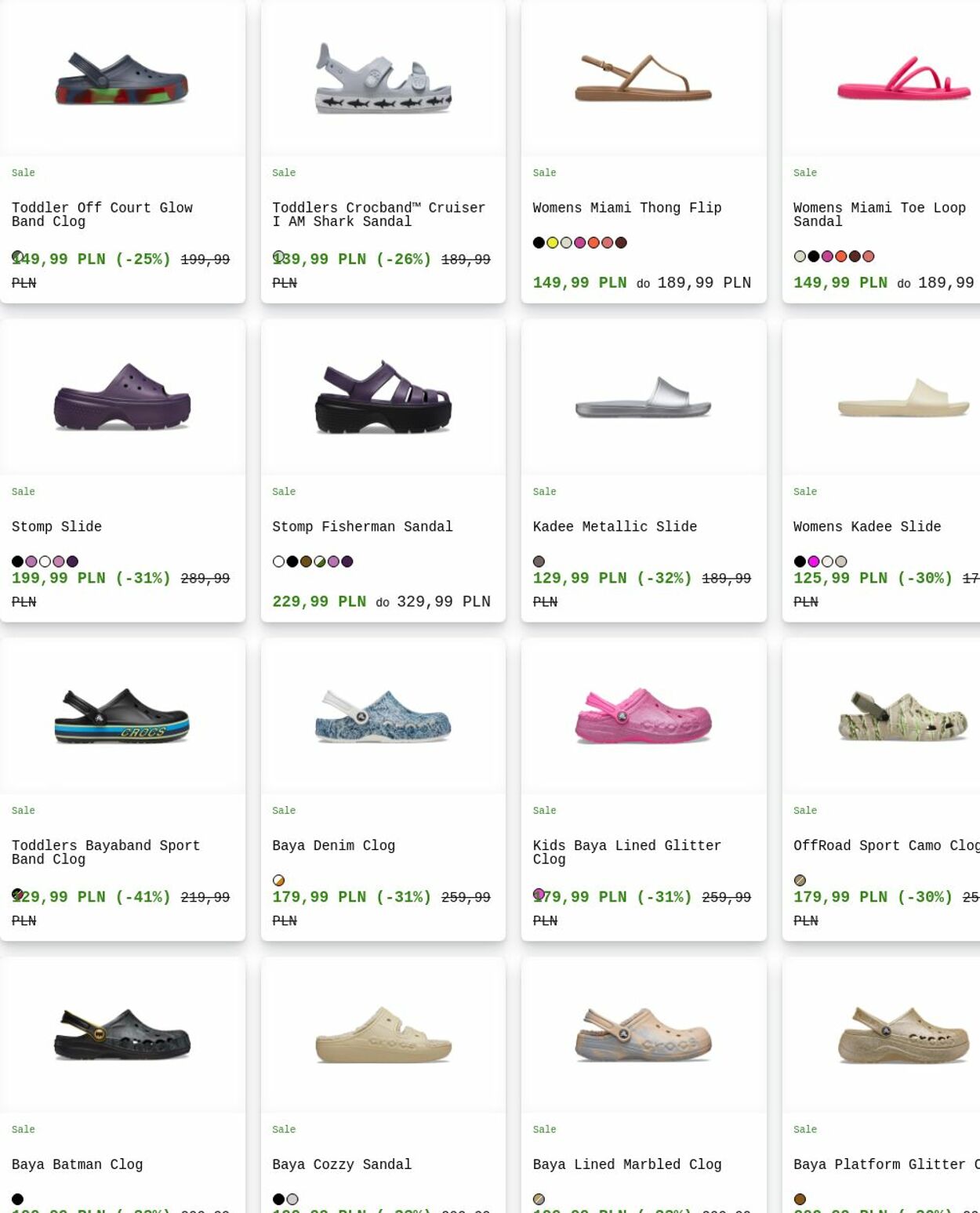 Gazetka Crocs 02.06.2025 - 11.06.2025
