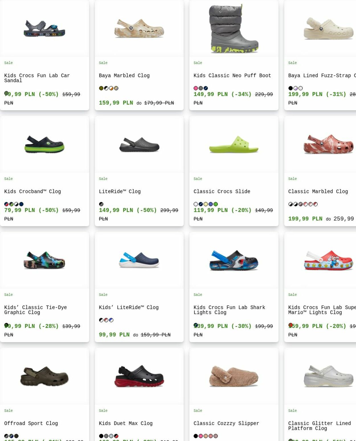 Gazetka Crocs 02.06.2025 - 11.06.2025