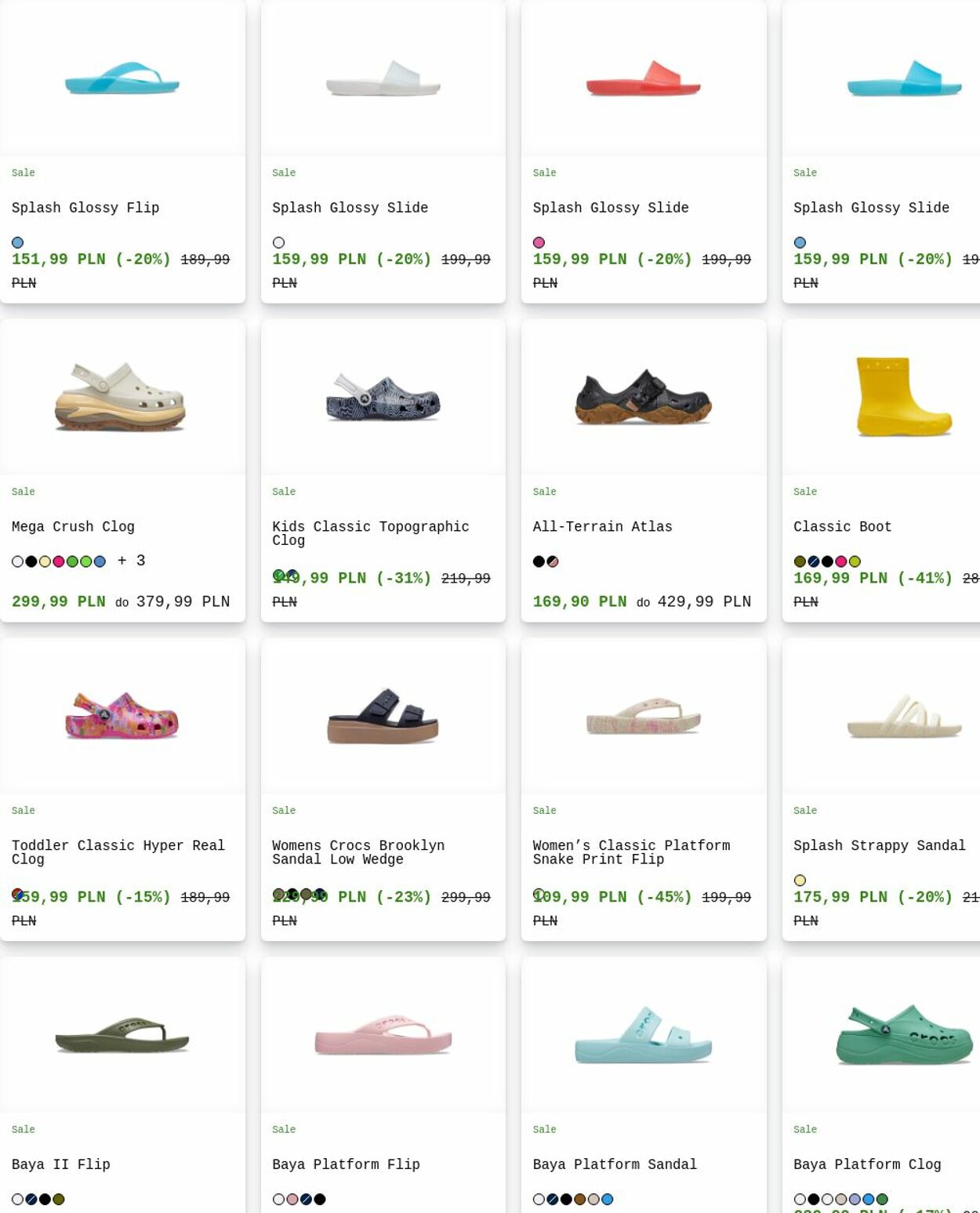 Gazetka Crocs 15.09.2025 - 24.09.2025