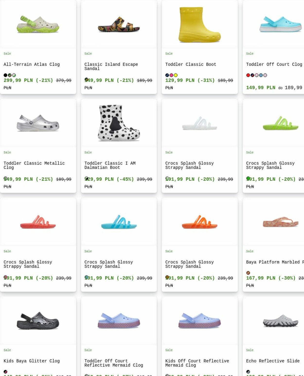 Gazetka Crocs 15.09.2025 - 24.09.2025