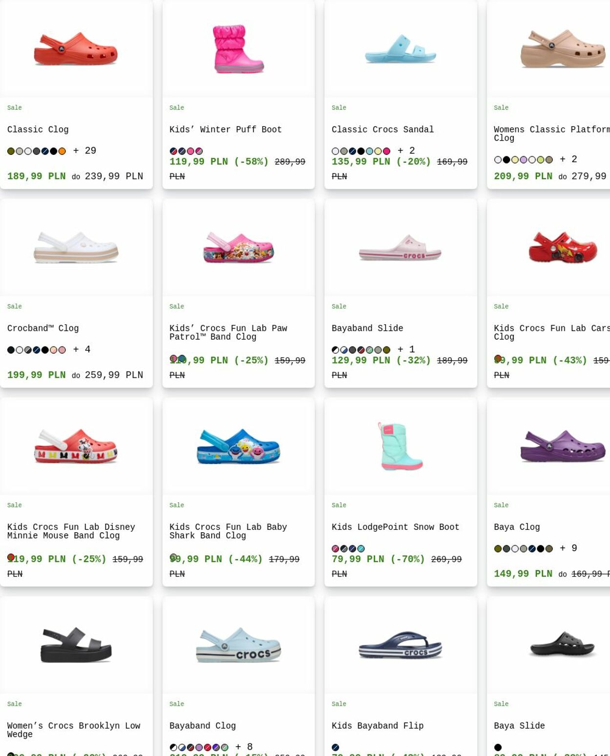 Gazetka Crocs 15.09.2025 - 24.09.2025