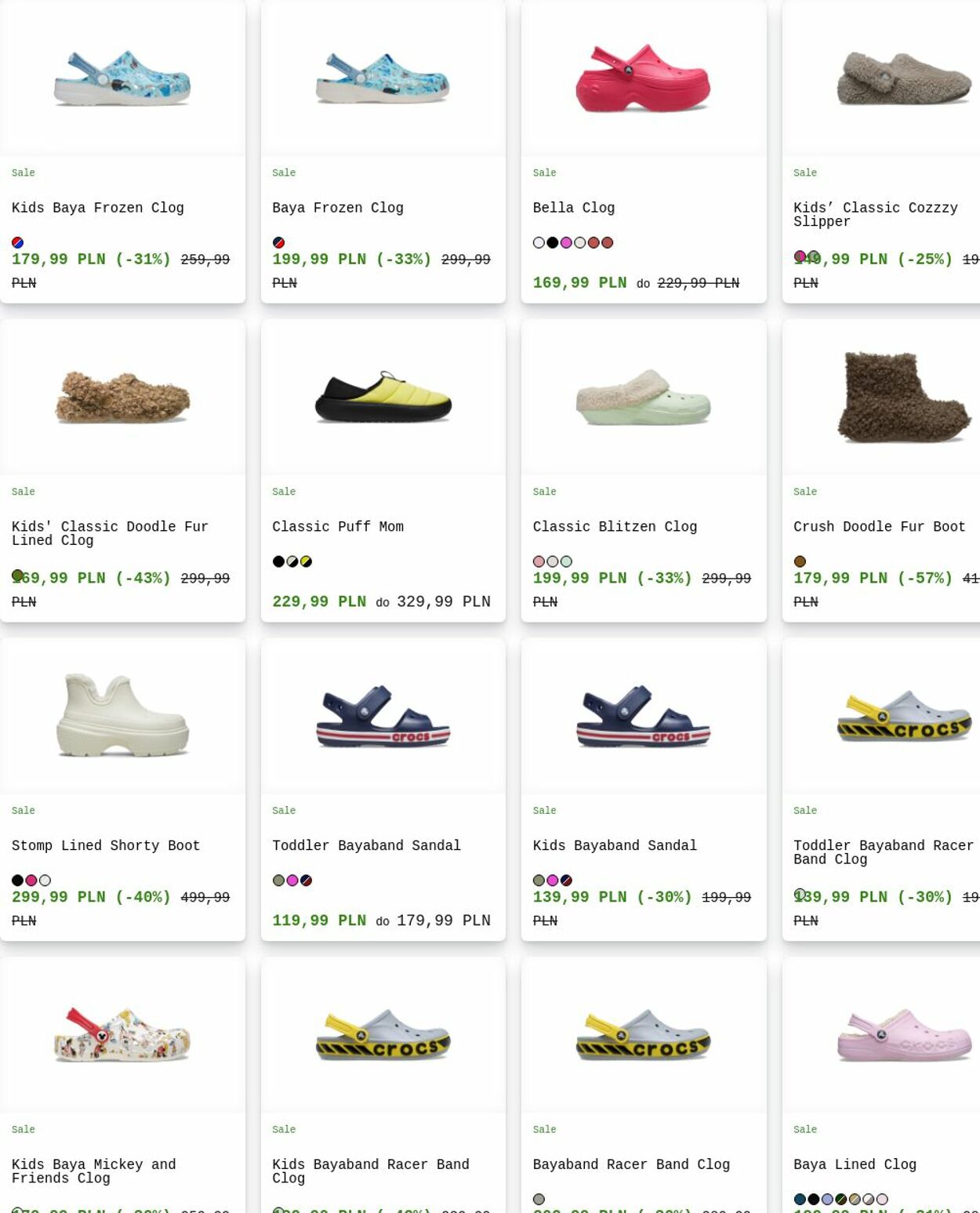 Gazetka Crocs 15.09.2025 - 24.09.2025