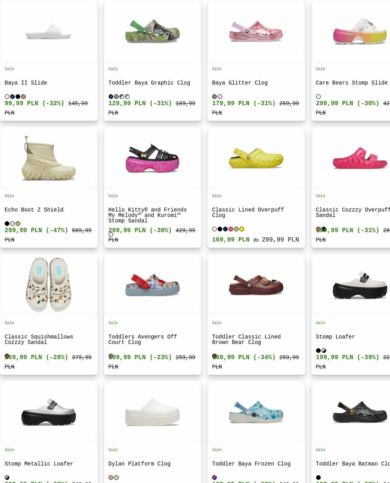 Gazetka Crocs 15.09.2025 - 24.09.2025