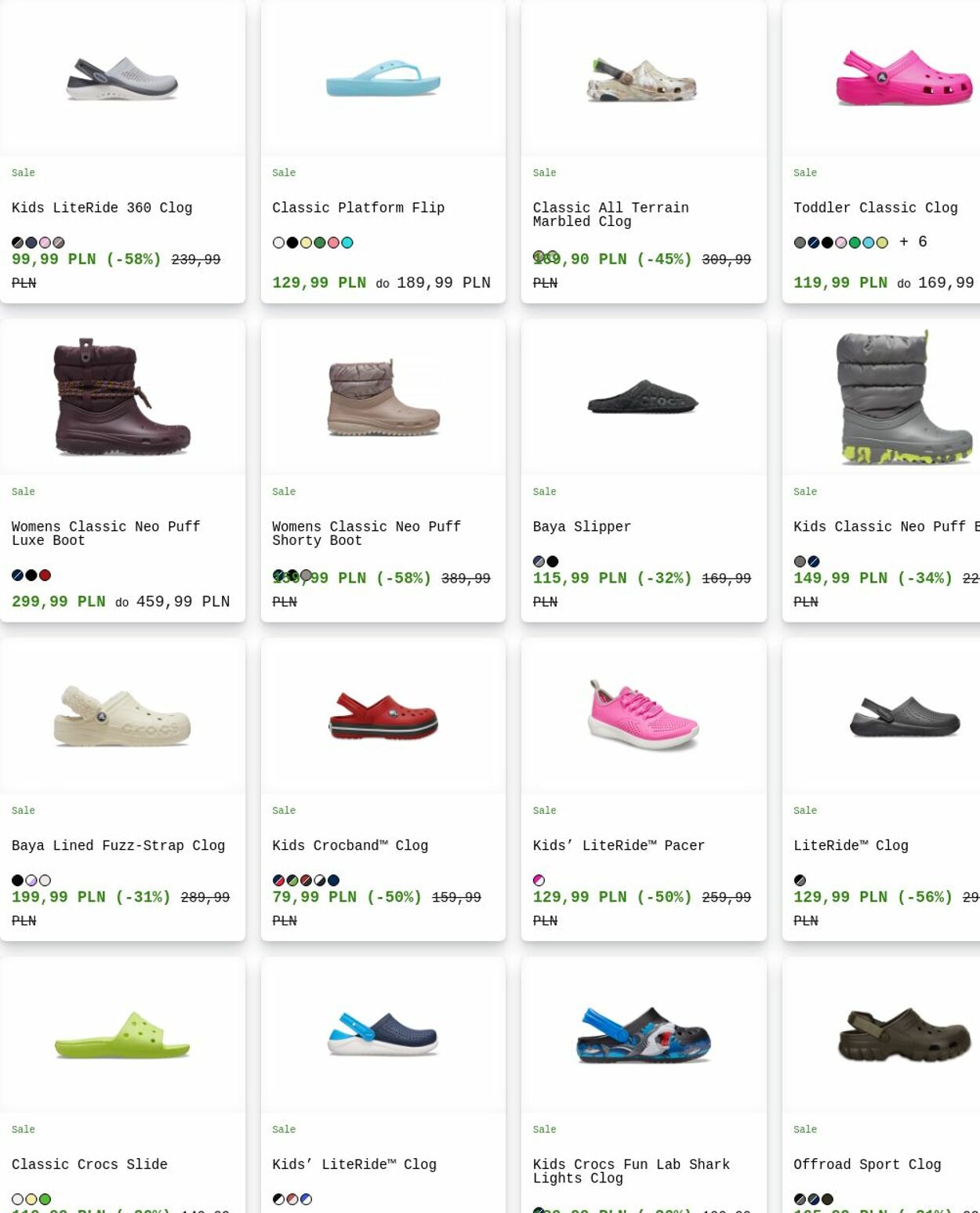 Gazetka Crocs 15.09.2025 - 24.09.2025