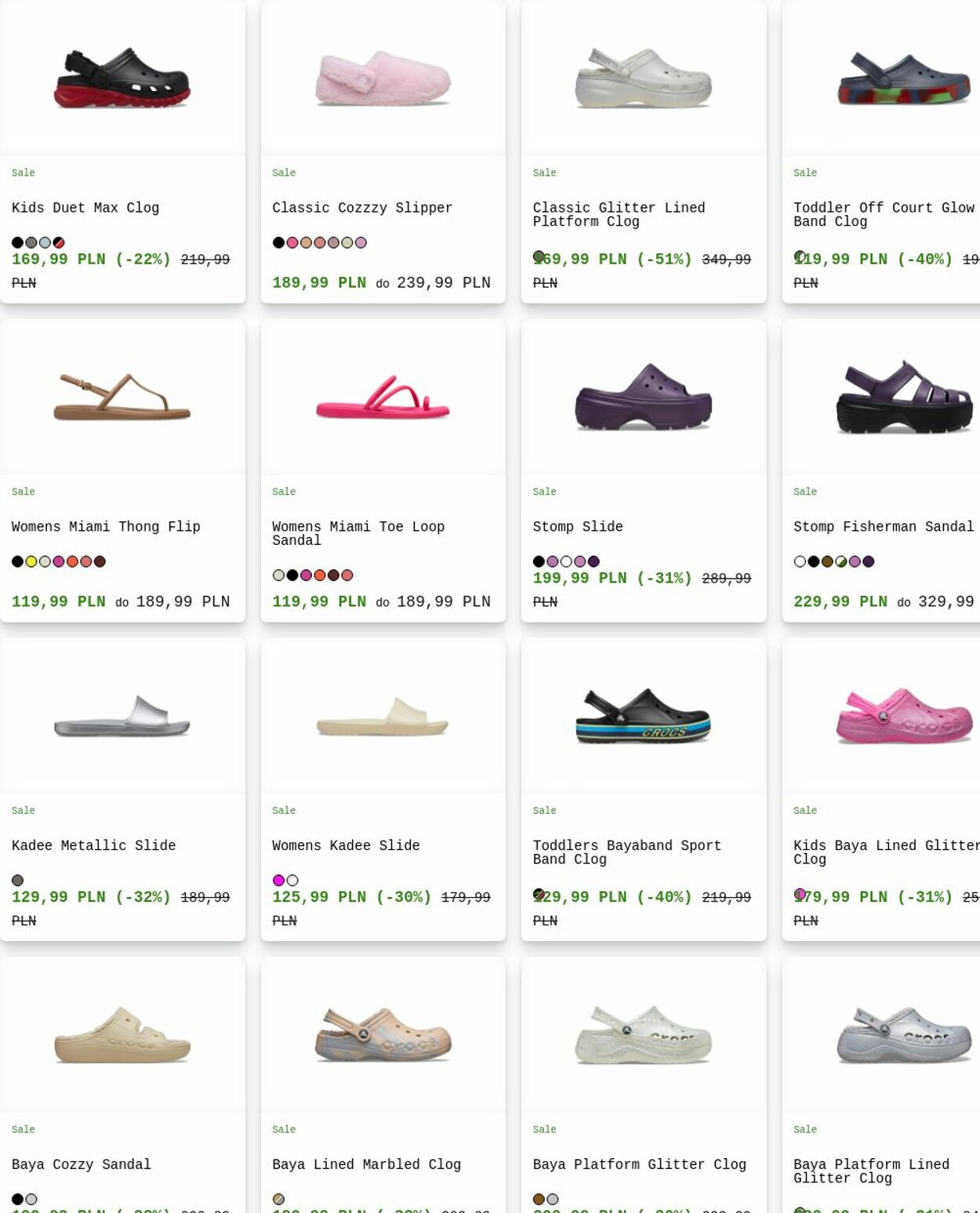 Gazetka Crocs 15.09.2025 - 24.09.2025