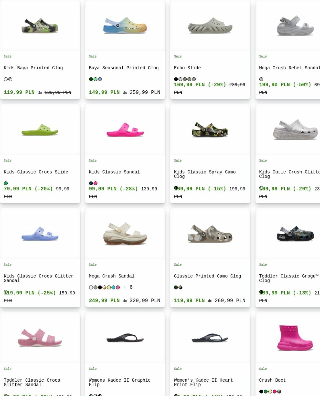 Gazetka Crocs 15.09.2025 - 24.09.2025
