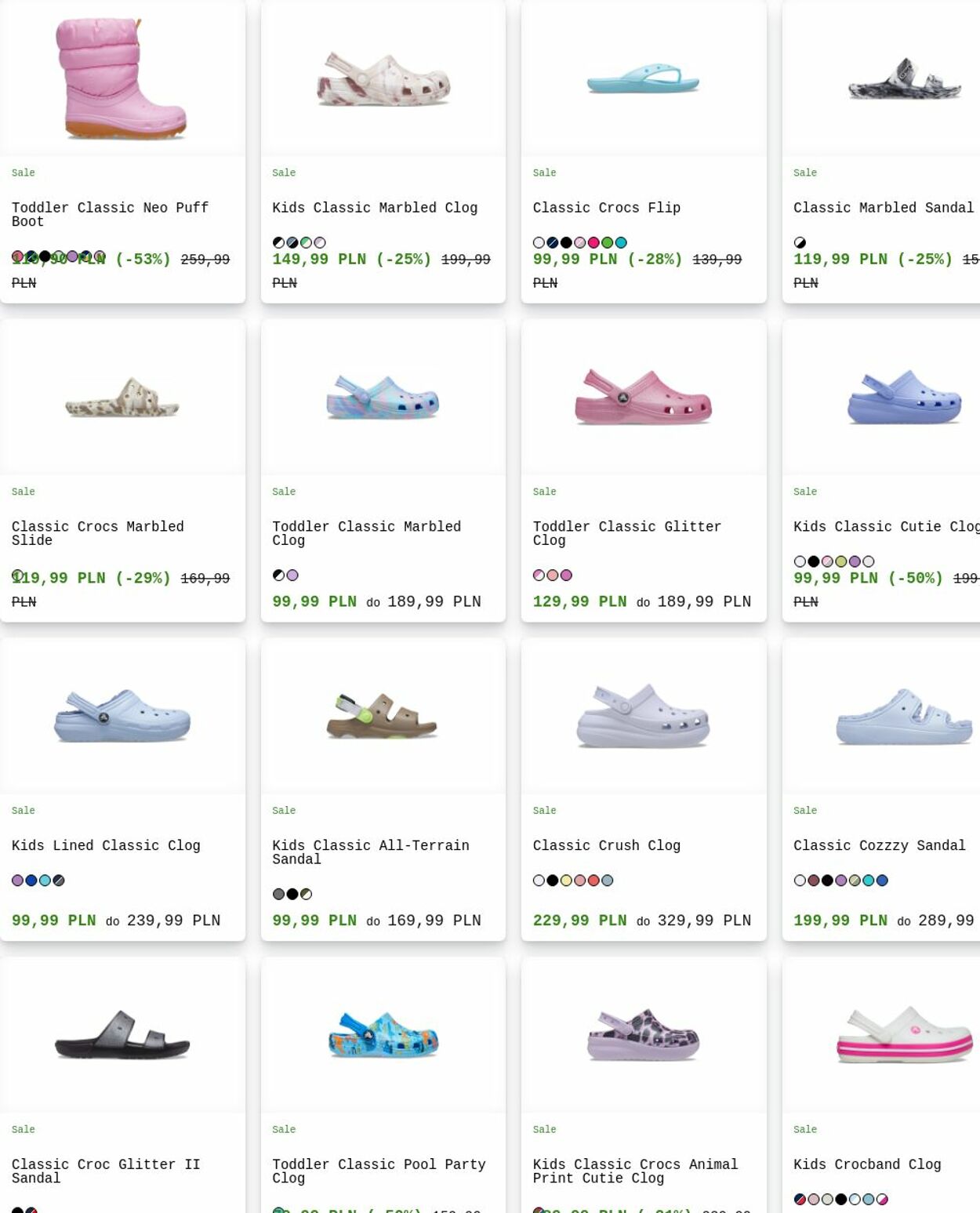 Gazetka Crocs 15.09.2025 - 24.09.2025