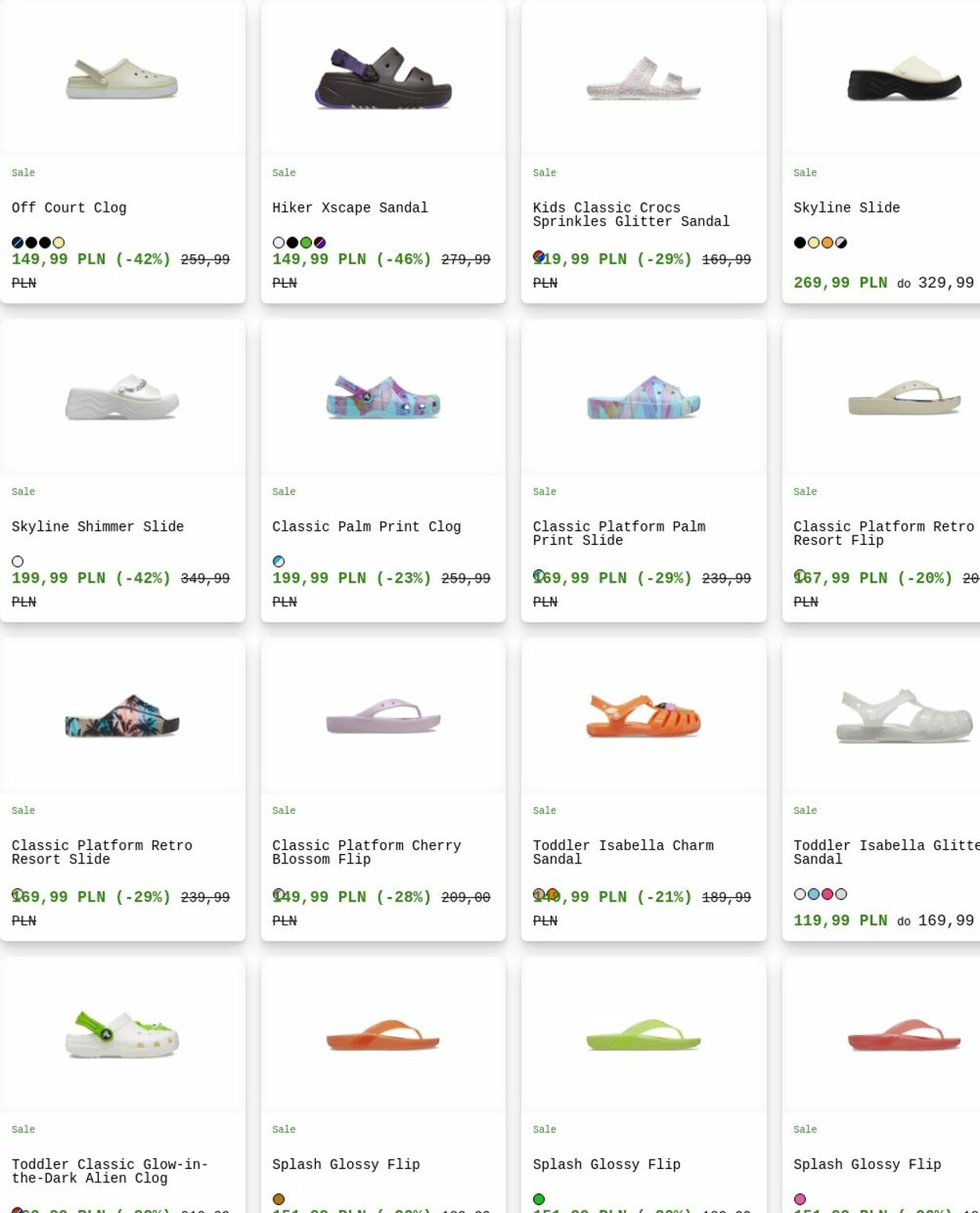 Gazetka Crocs 15.09.2025 - 24.09.2025