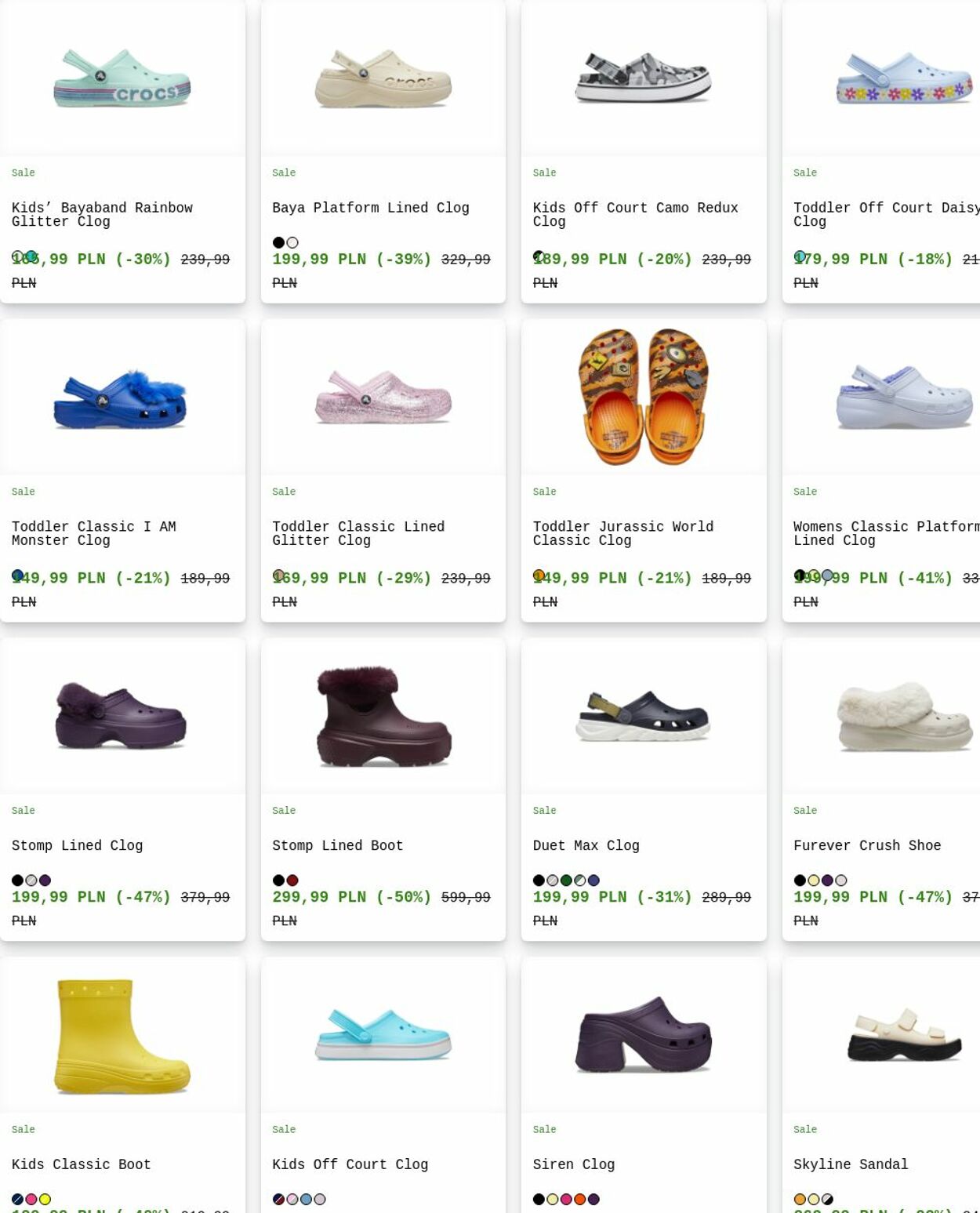 Gazetka Crocs 15.09.2025 - 24.09.2025