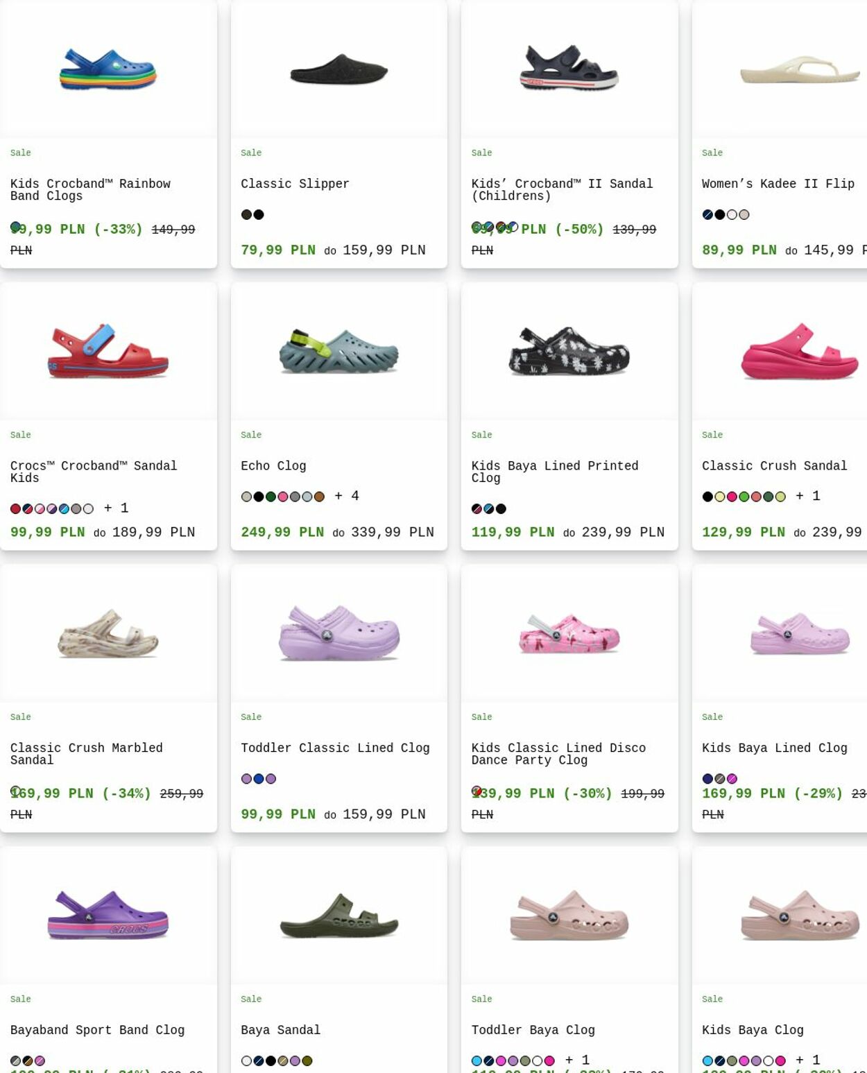 Gazetka Crocs 15.09.2025 - 24.09.2025