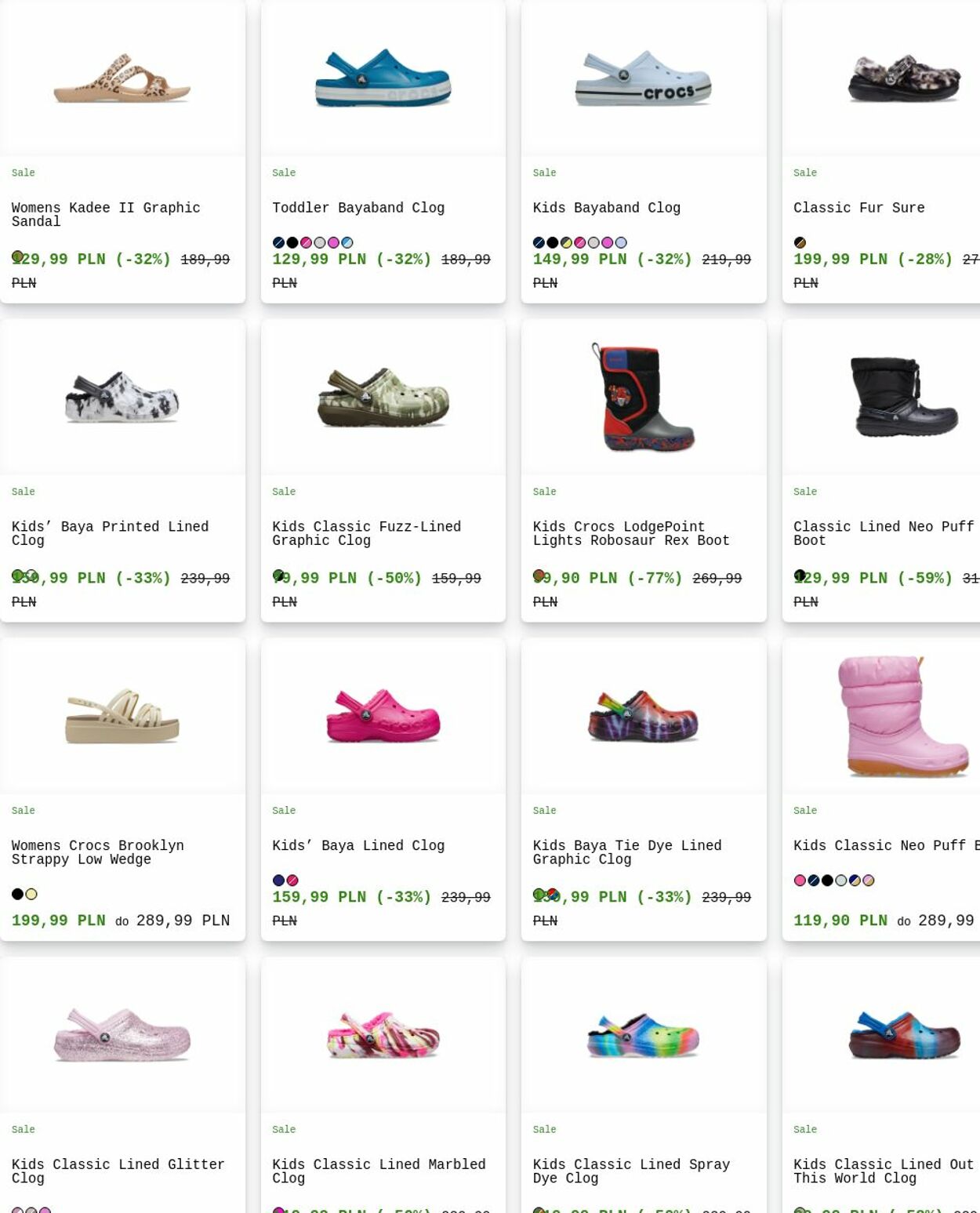Gazetka Crocs 15.09.2025 - 24.09.2025