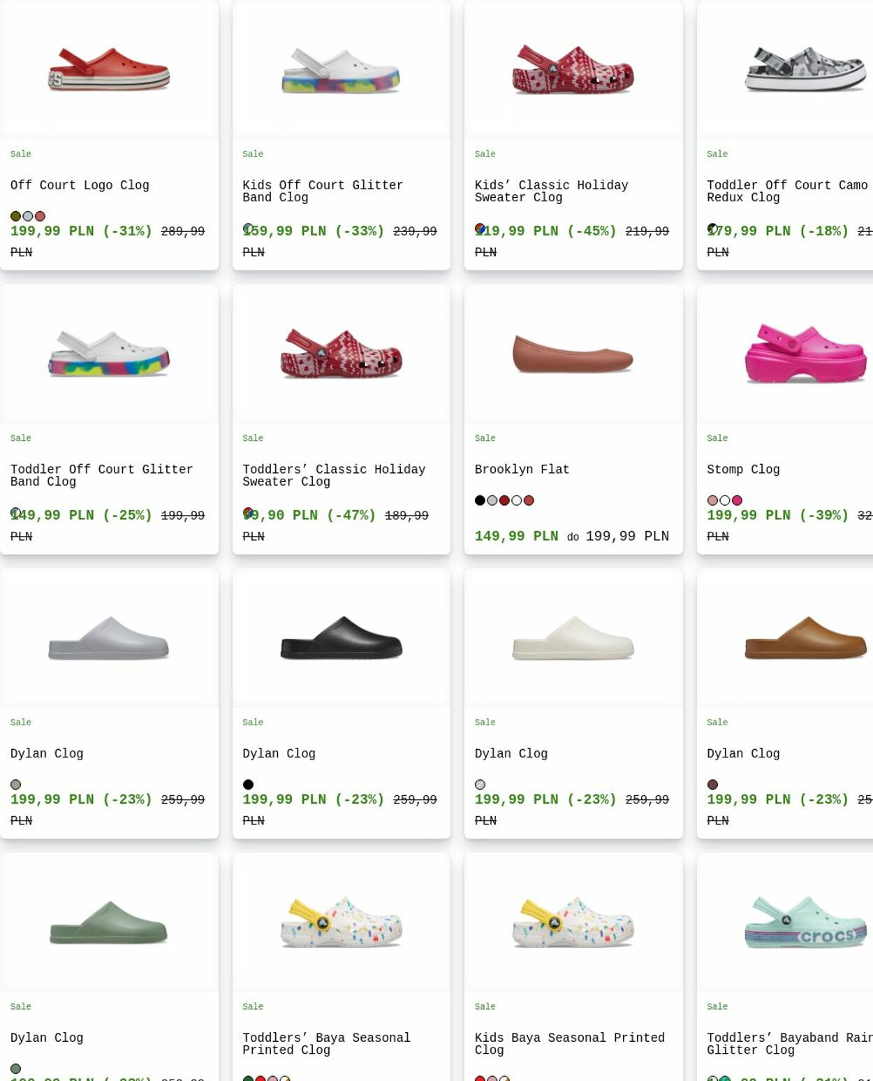 Gazetka Crocs 15.09.2025 - 24.09.2025
