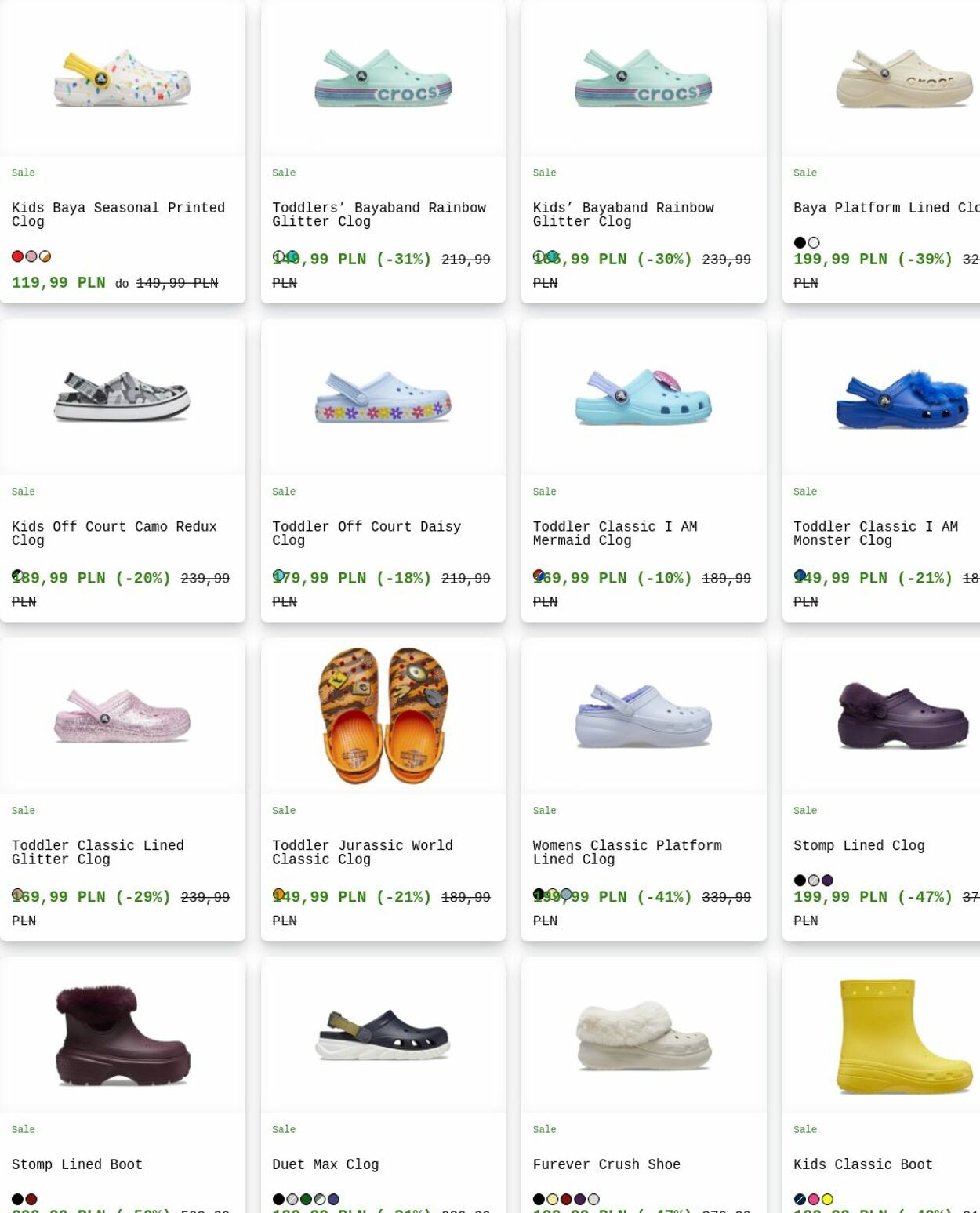 Gazetka Crocs 14.07.2025 - 23.07.2025