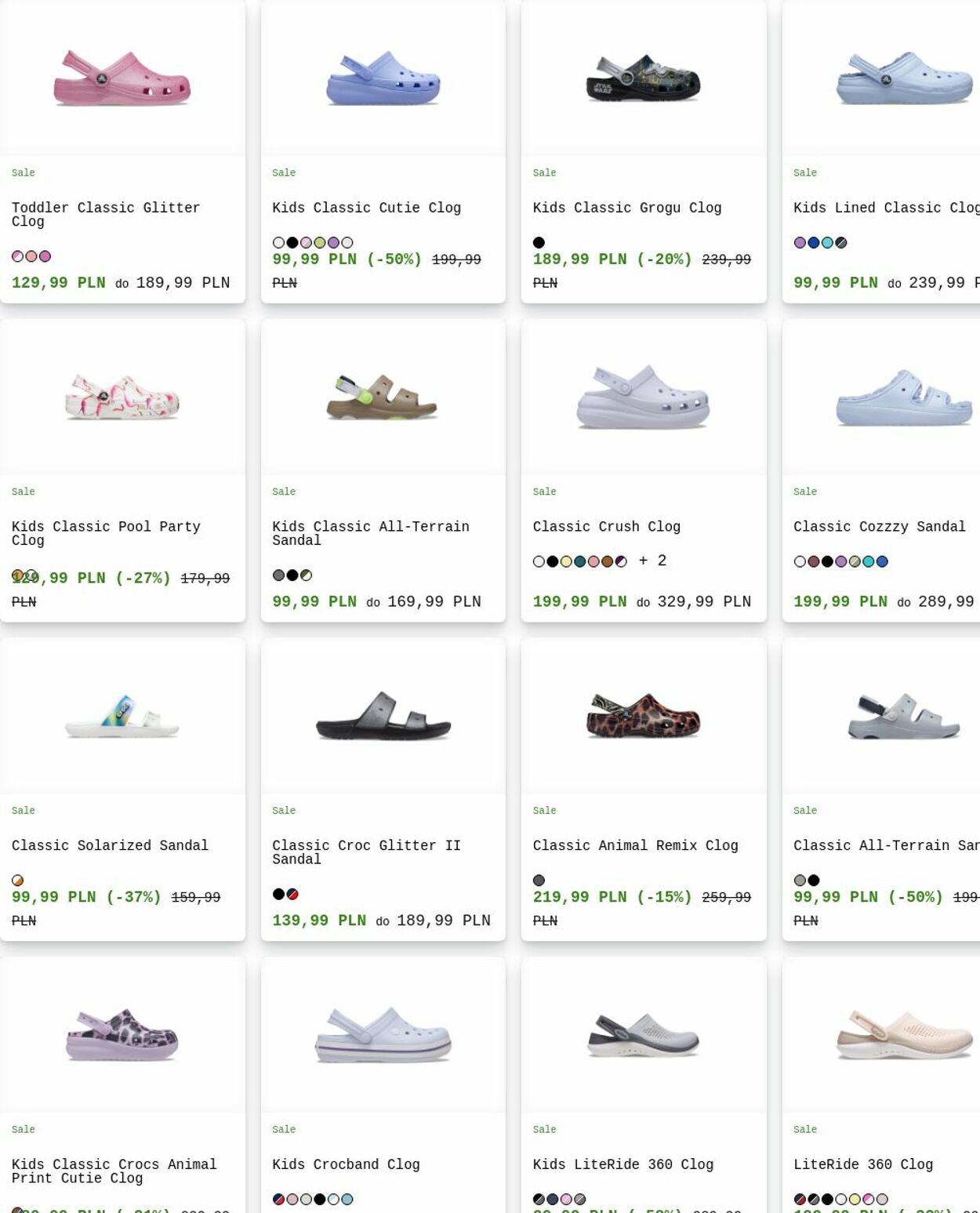Gazetka Crocs 14.07.2025 - 23.07.2025