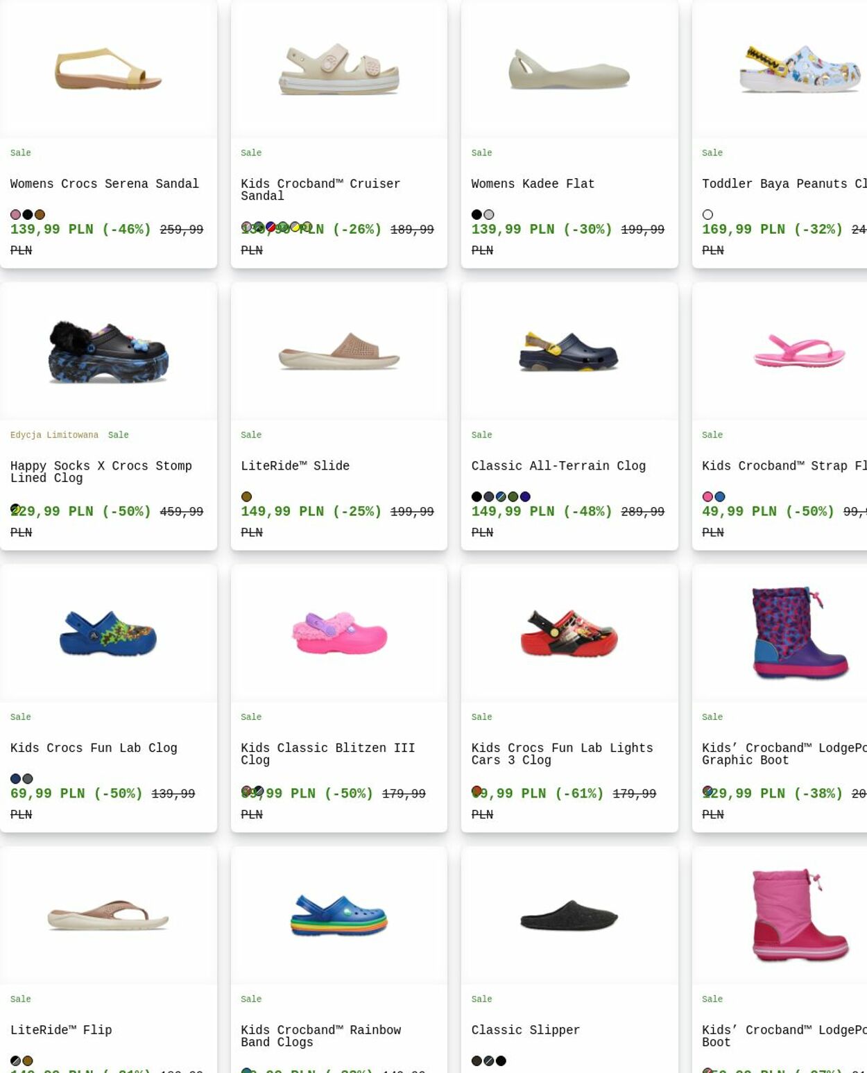 Gazetka Crocs 14.07.2025 - 23.07.2025