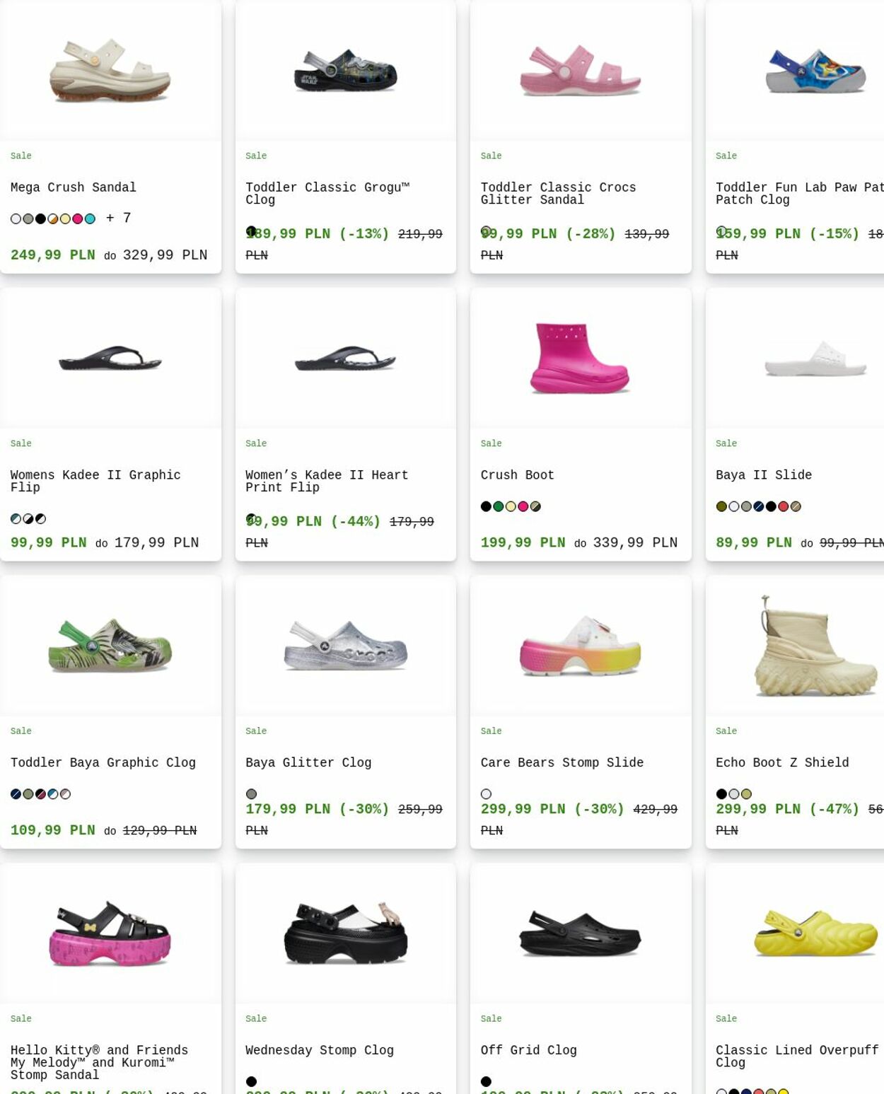 Gazetka Crocs 14.07.2025 - 23.07.2025