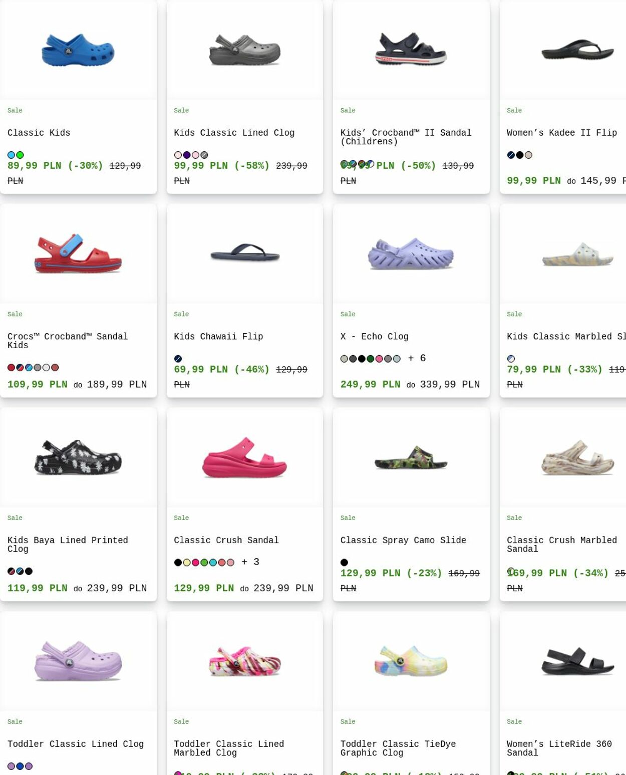 Gazetka Crocs 14.07.2025 - 23.07.2025