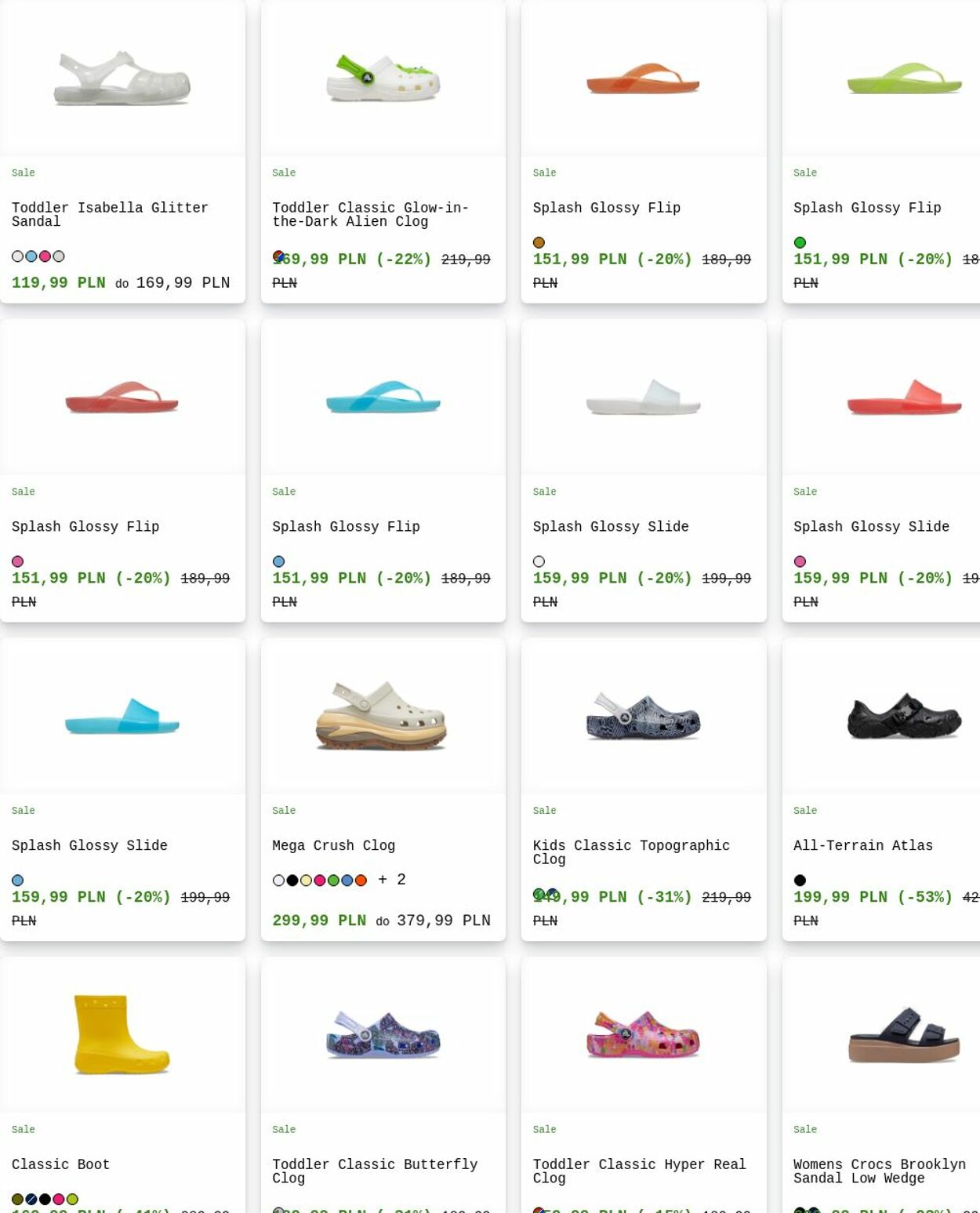 Gazetka Crocs 14.07.2025 - 23.07.2025
