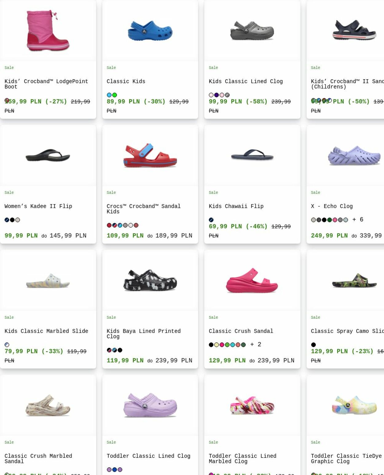 Gazetka Crocs 21.07.2025 - 30.07.2025