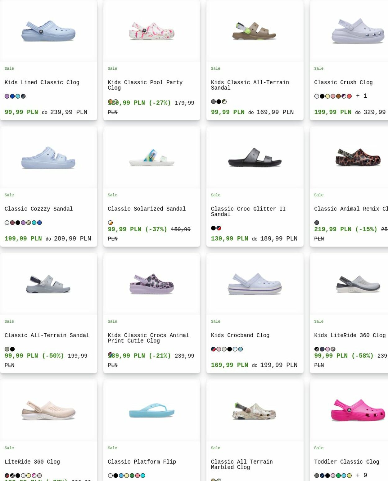 Gazetka Crocs 21.07.2025 - 30.07.2025