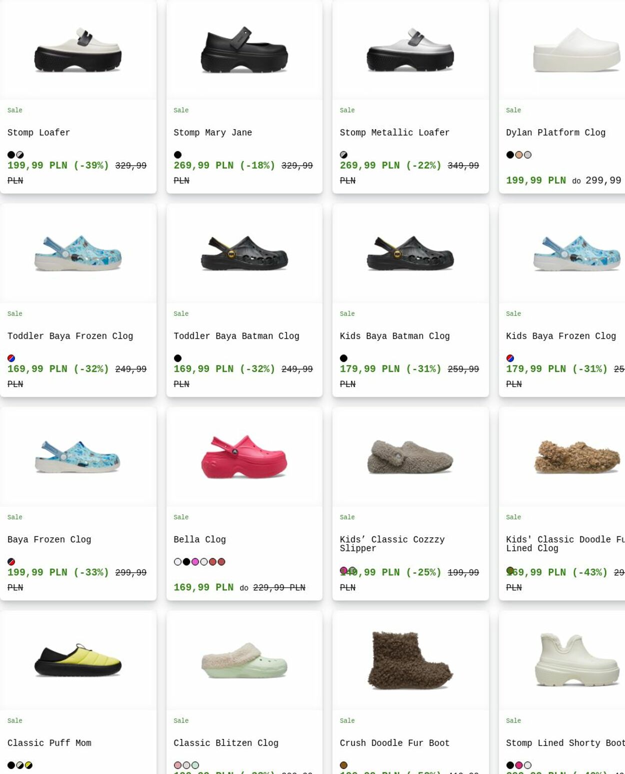 Gazetka Crocs 21.07.2025 - 30.07.2025