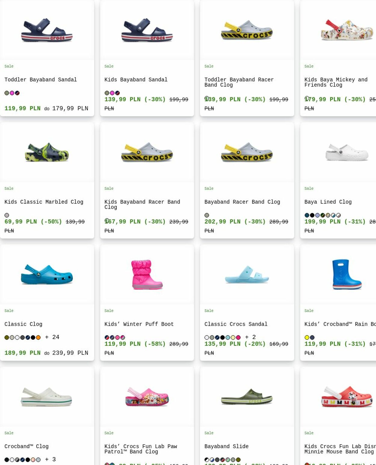 Gazetka Crocs 21.07.2025 - 30.07.2025