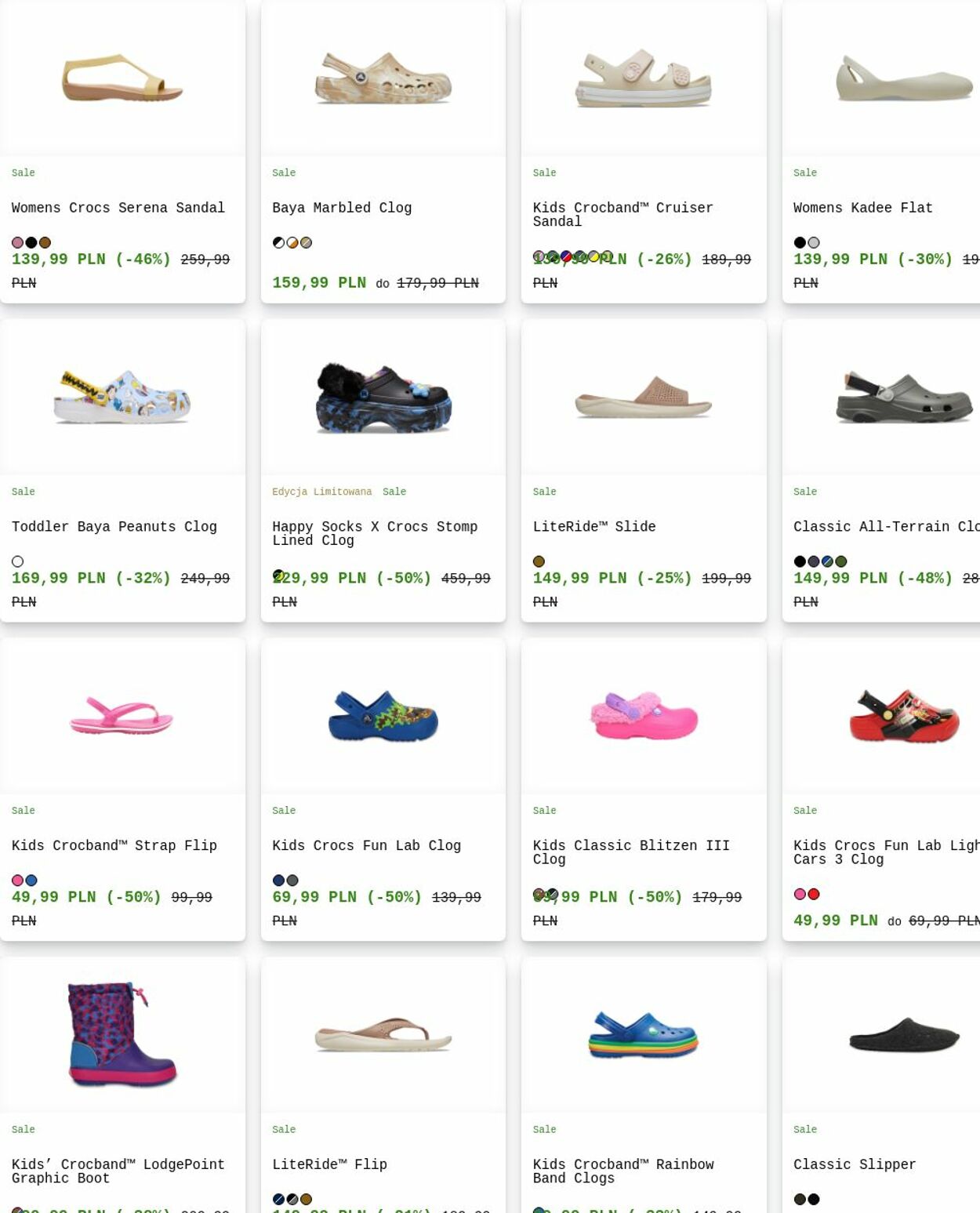Gazetka Crocs 21.07.2025 - 30.07.2025