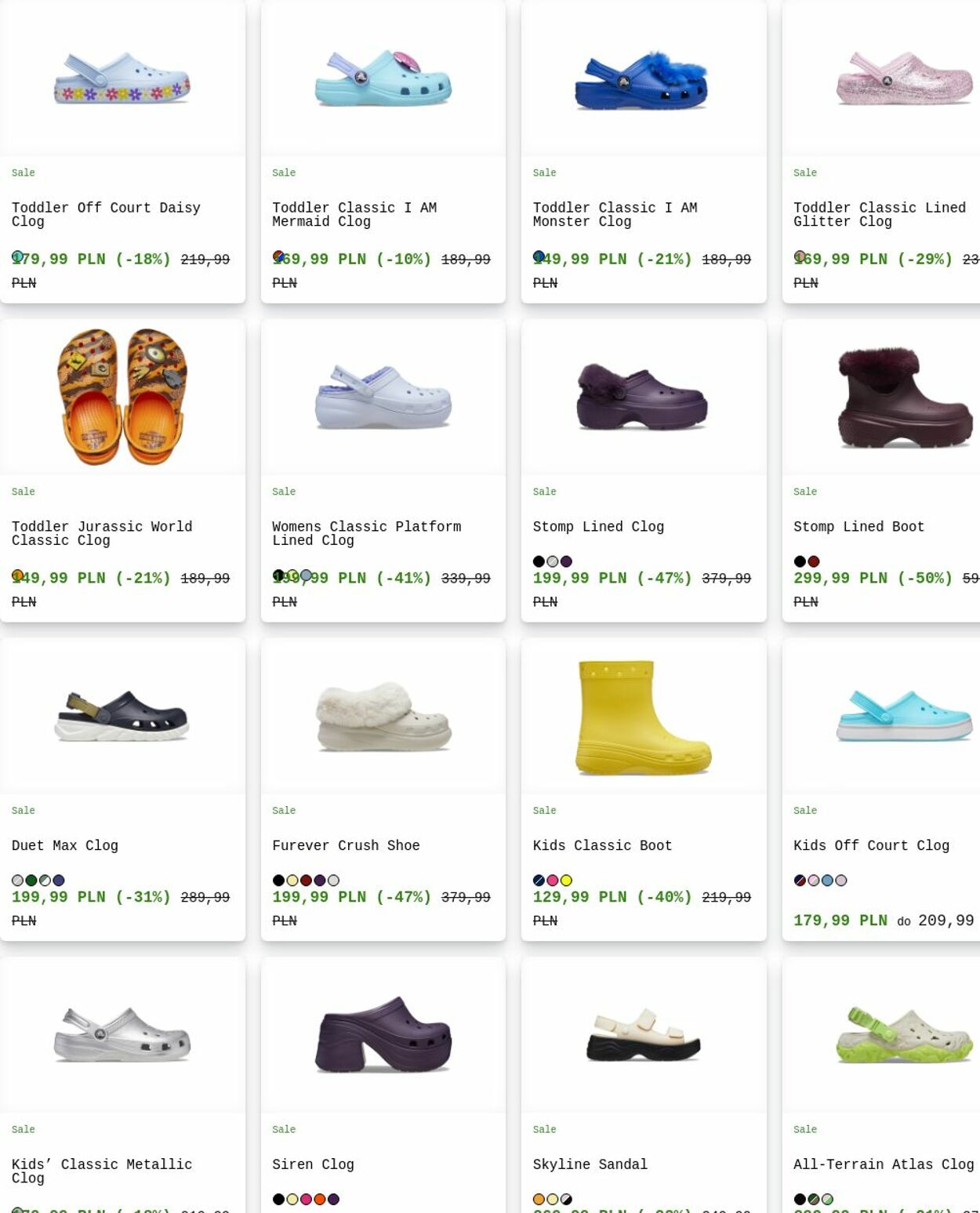 Gazetka Crocs 21.07.2025 - 30.07.2025