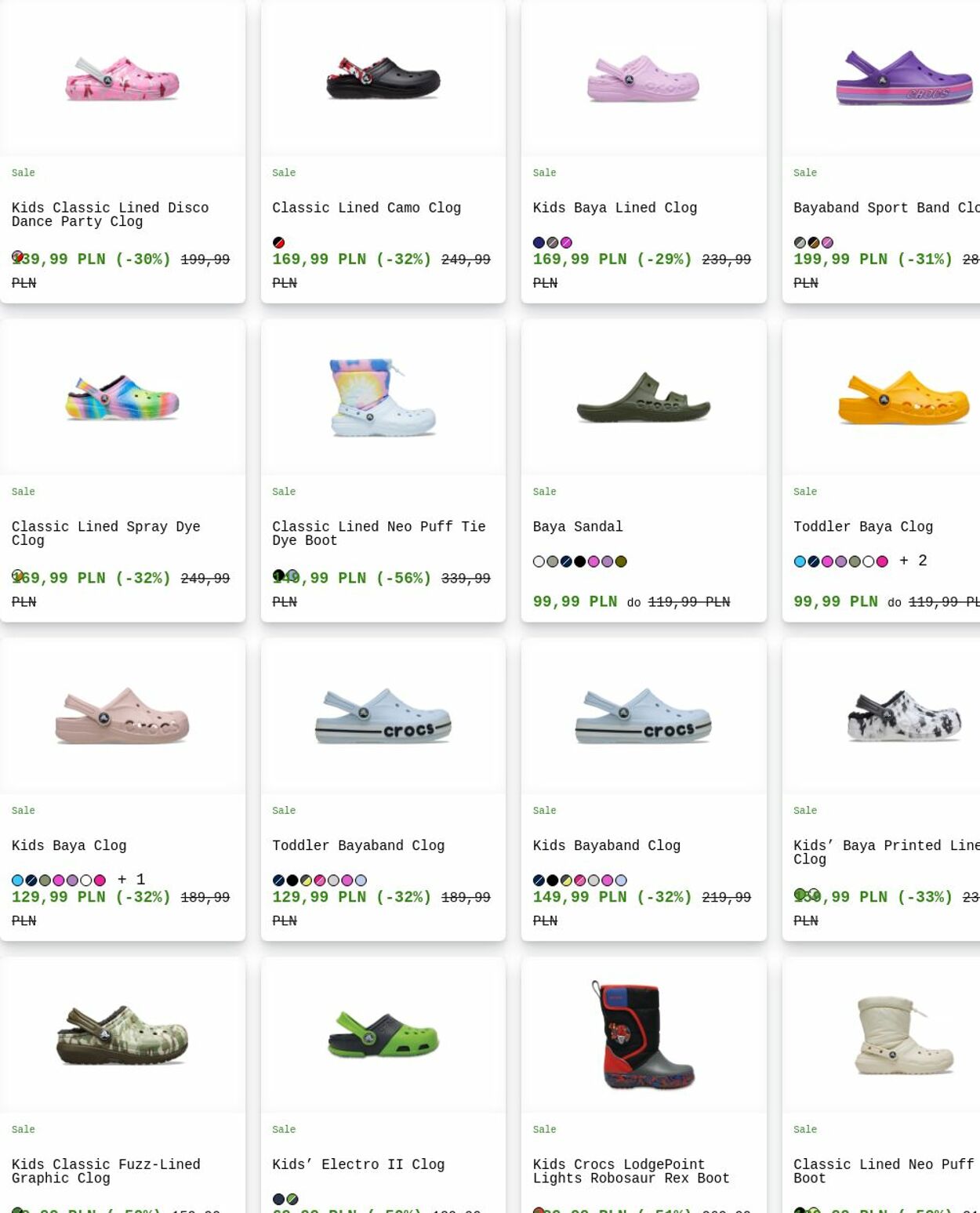 Gazetka Crocs 21.07.2025 - 30.07.2025