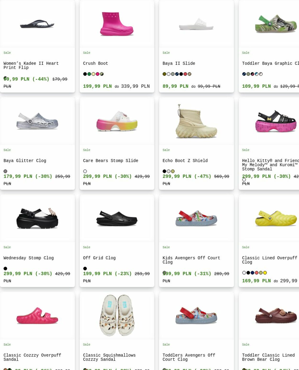 Gazetka Crocs 21.07.2025 - 30.07.2025
