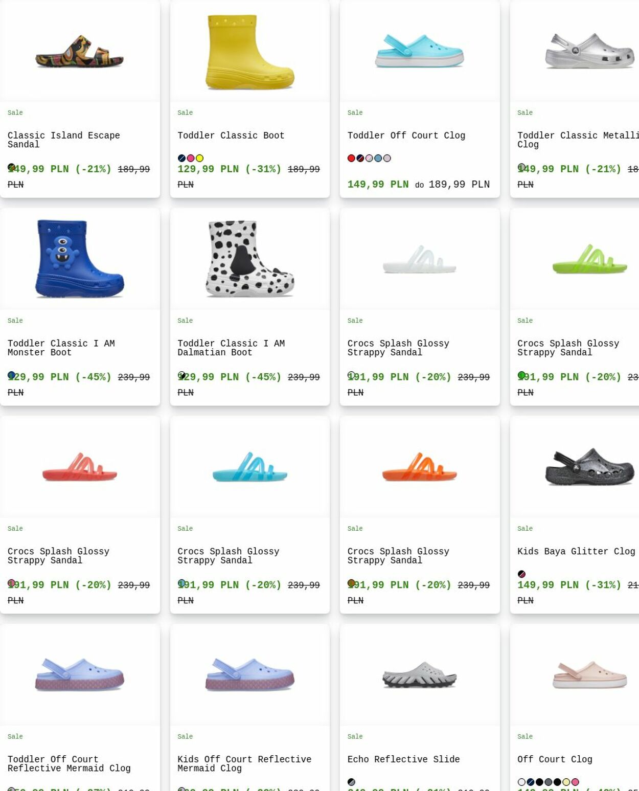 Gazetka Crocs 21.07.2025 - 30.07.2025