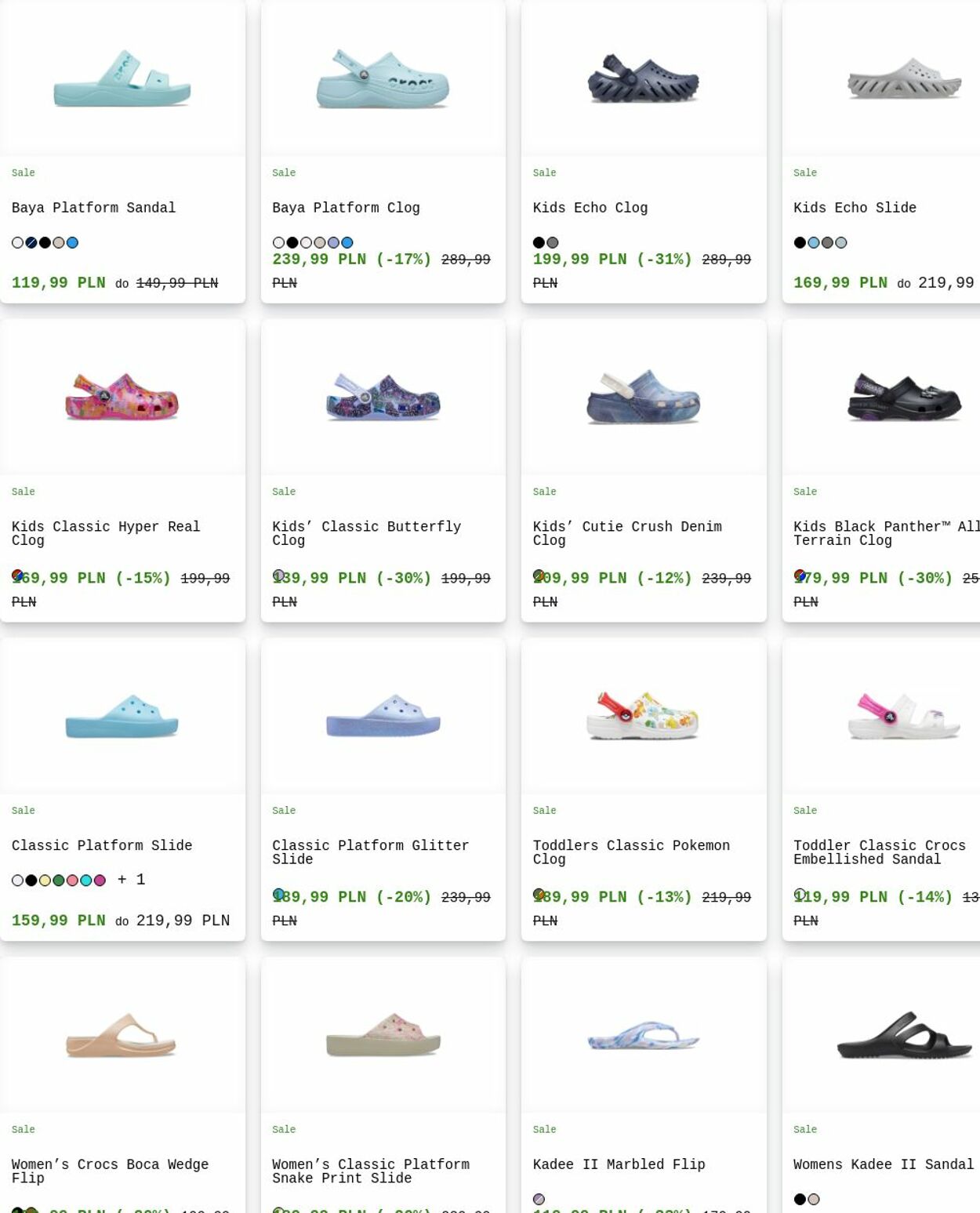 Gazetka Crocs 21.07.2025 - 30.07.2025