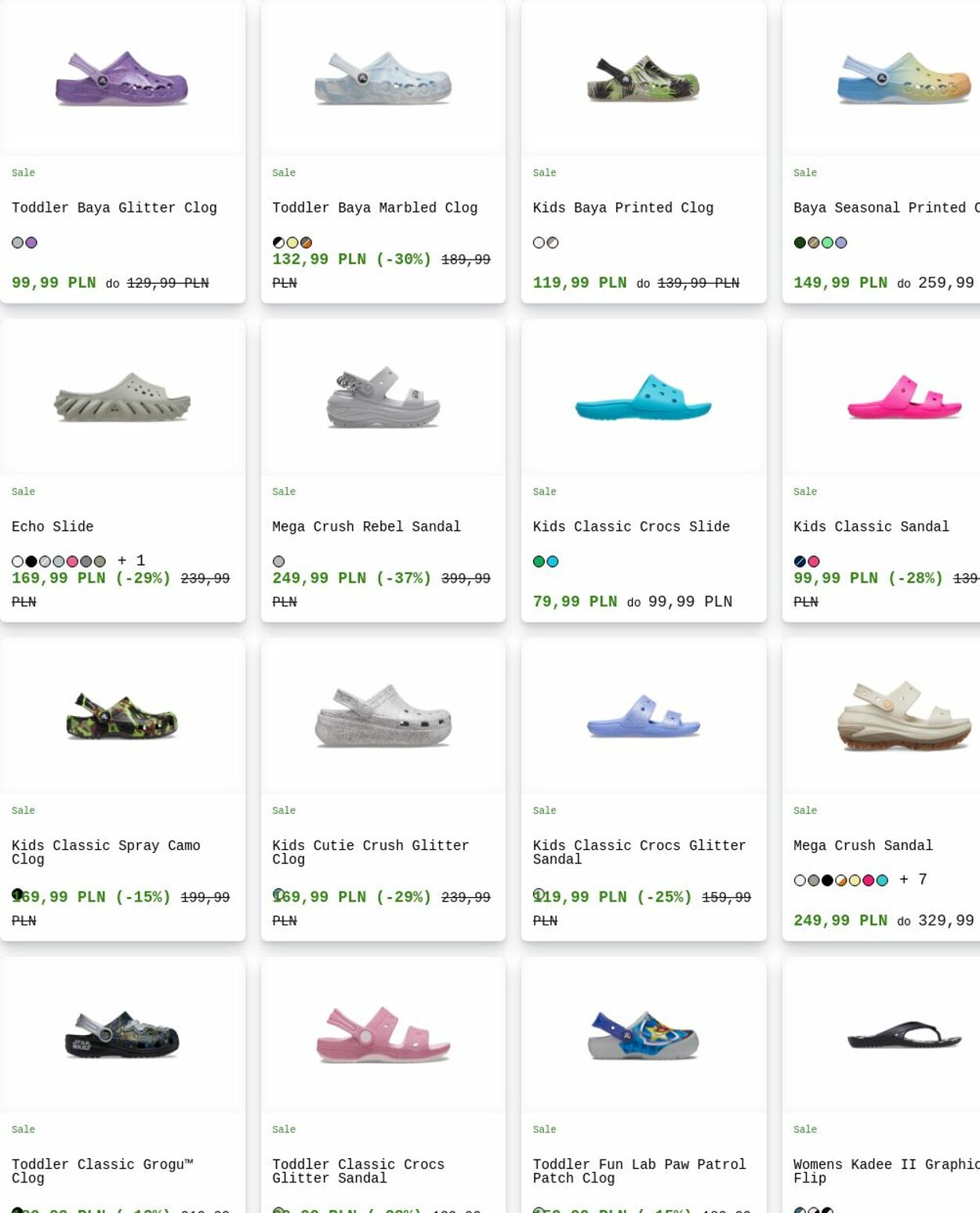 Gazetka Crocs 21.07.2025 - 30.07.2025