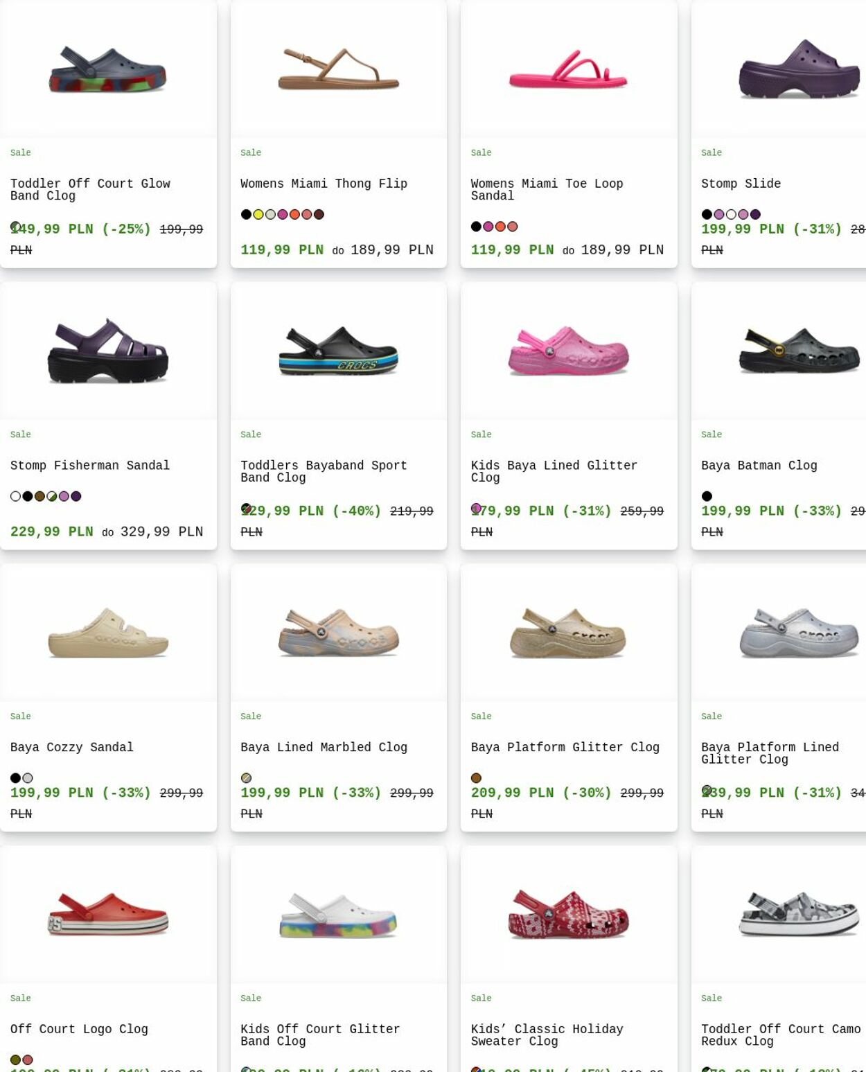 Gazetka Crocs 21.07.2025 - 30.07.2025