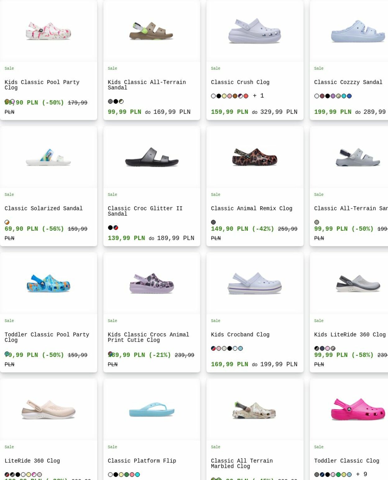 Gazetka Crocs 28.07.2025 - 06.08.2025