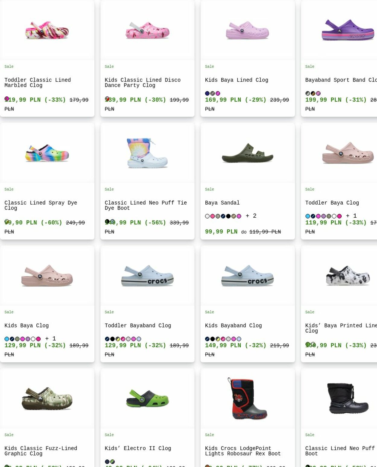Gazetka Crocs 28.07.2025 - 06.08.2025