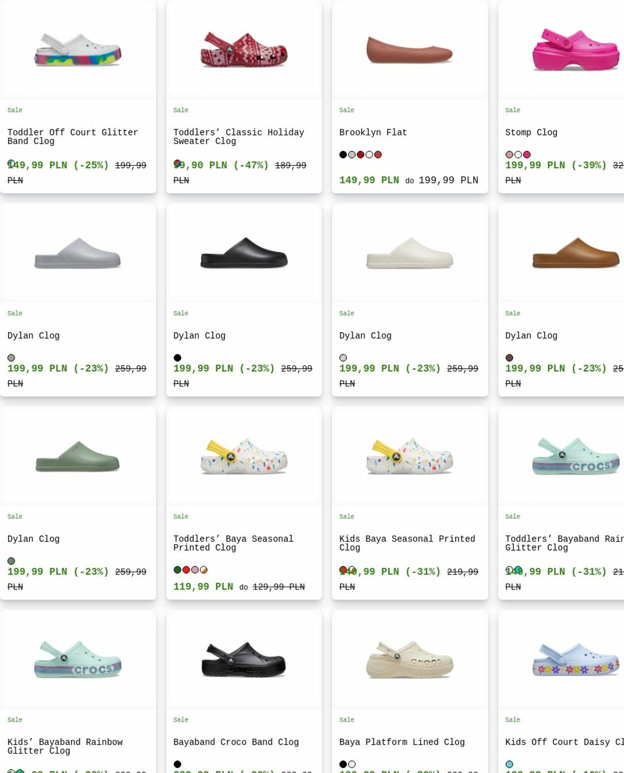 Gazetka Crocs 28.07.2025 - 06.08.2025