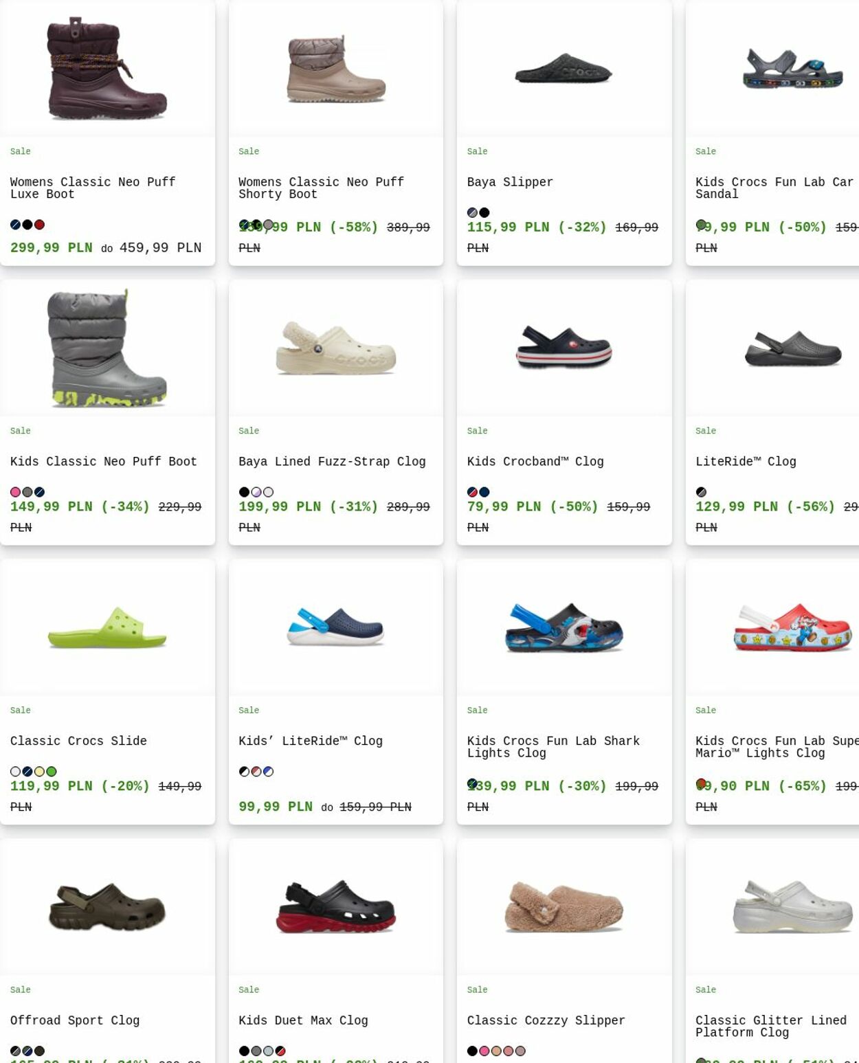 Gazetka Crocs 28.07.2025 - 06.08.2025