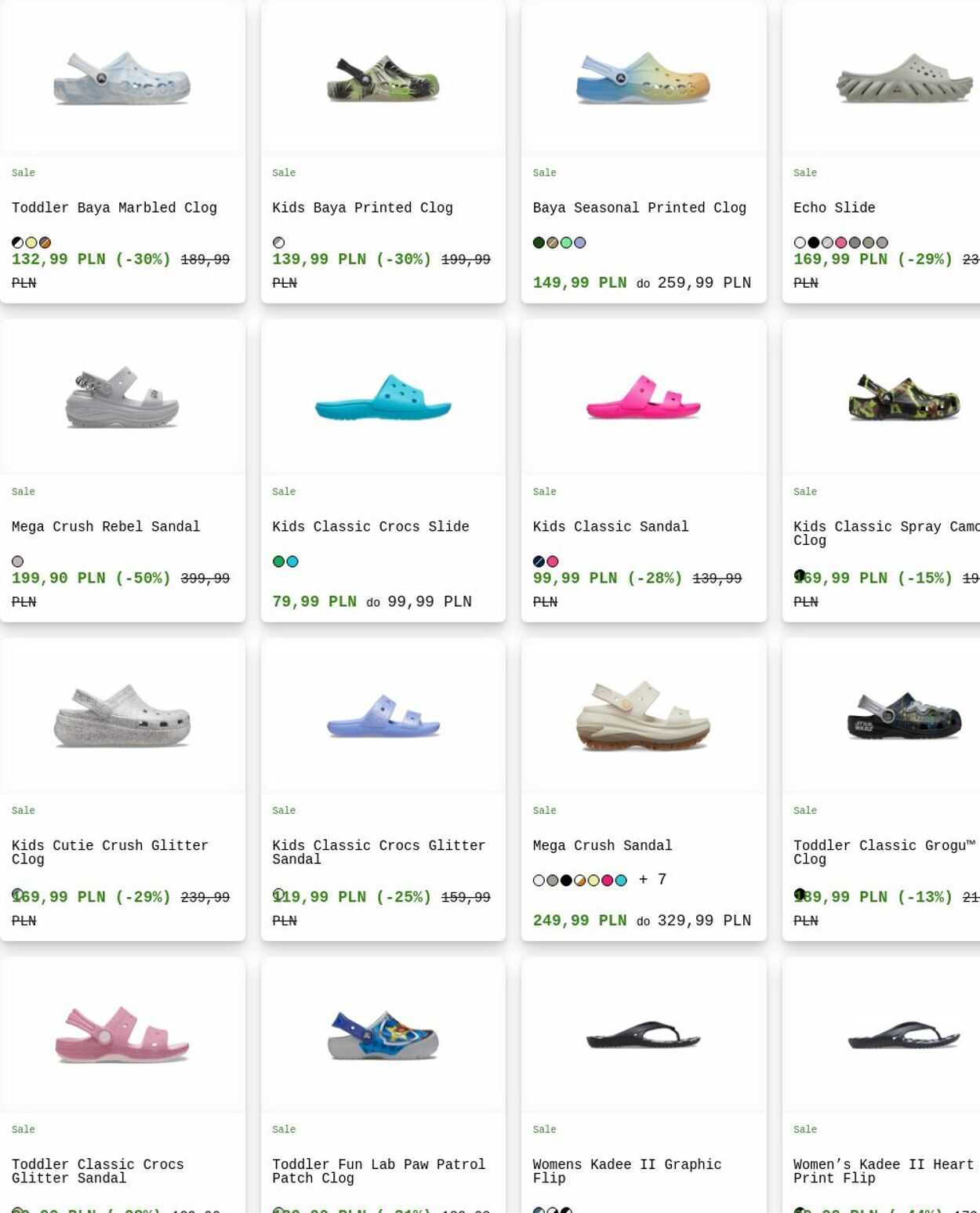 Gazetka Crocs 28.07.2025 - 06.08.2025
