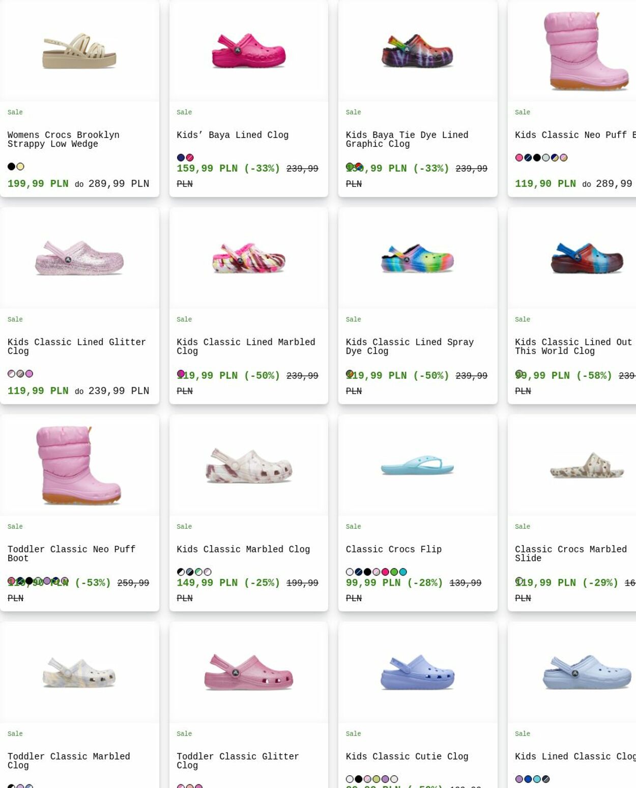 Gazetka Crocs 28.07.2025 - 06.08.2025