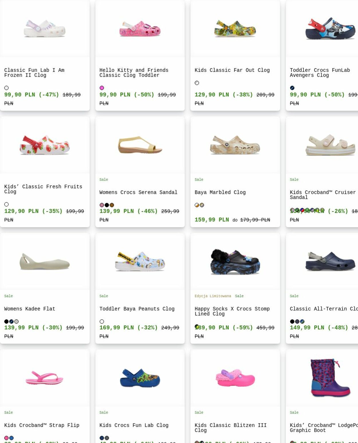 Gazetka Crocs 28.07.2025 - 06.08.2025
